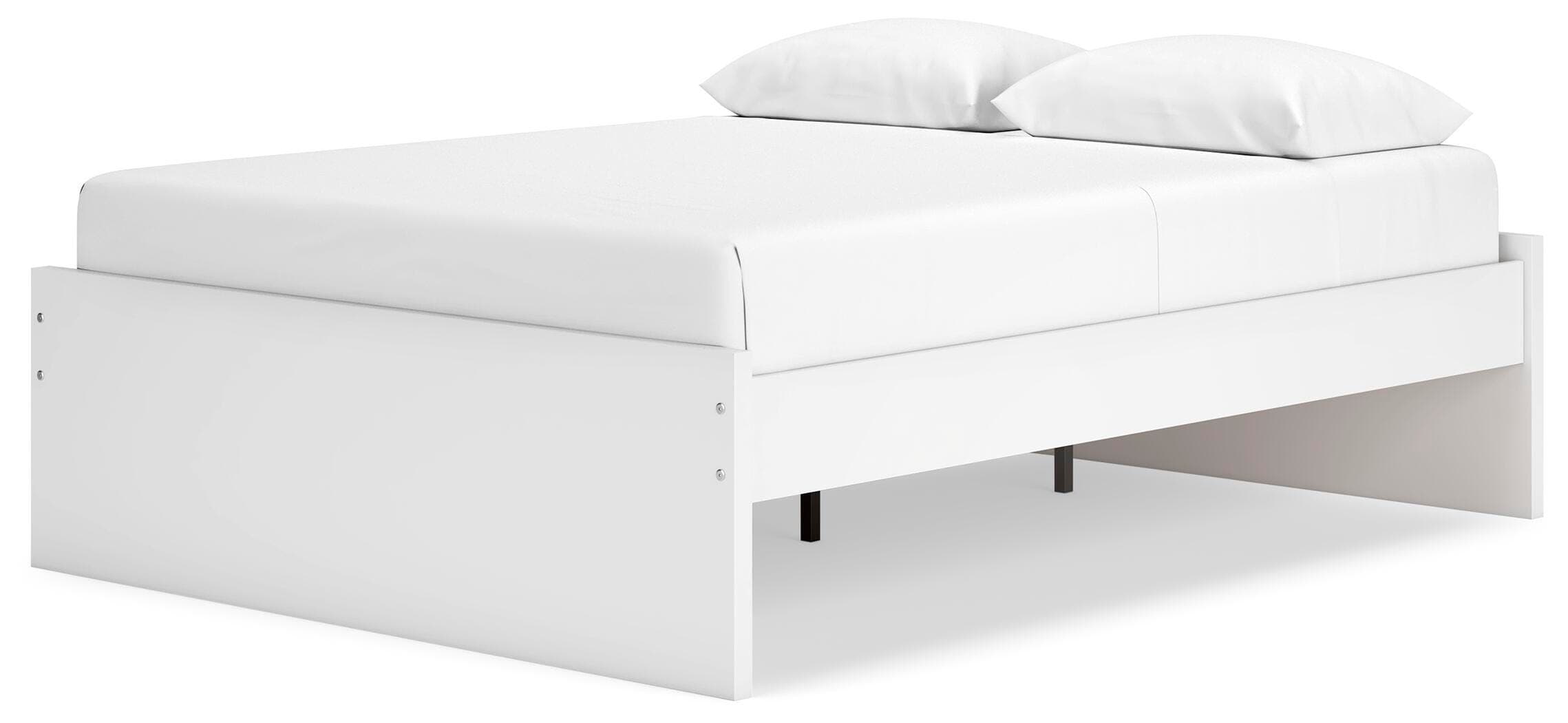 Onita Queen Platform Bed — White — view 4
