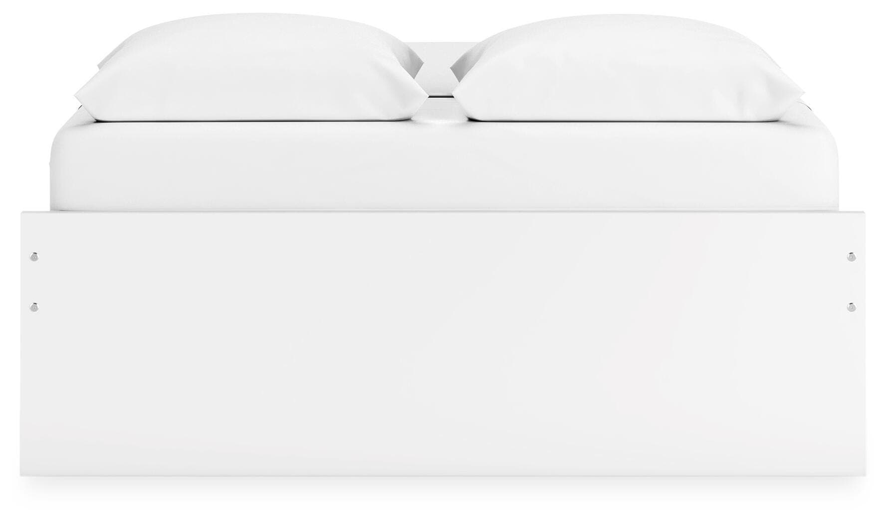 Onita Queen Platform Bed — White — view 6