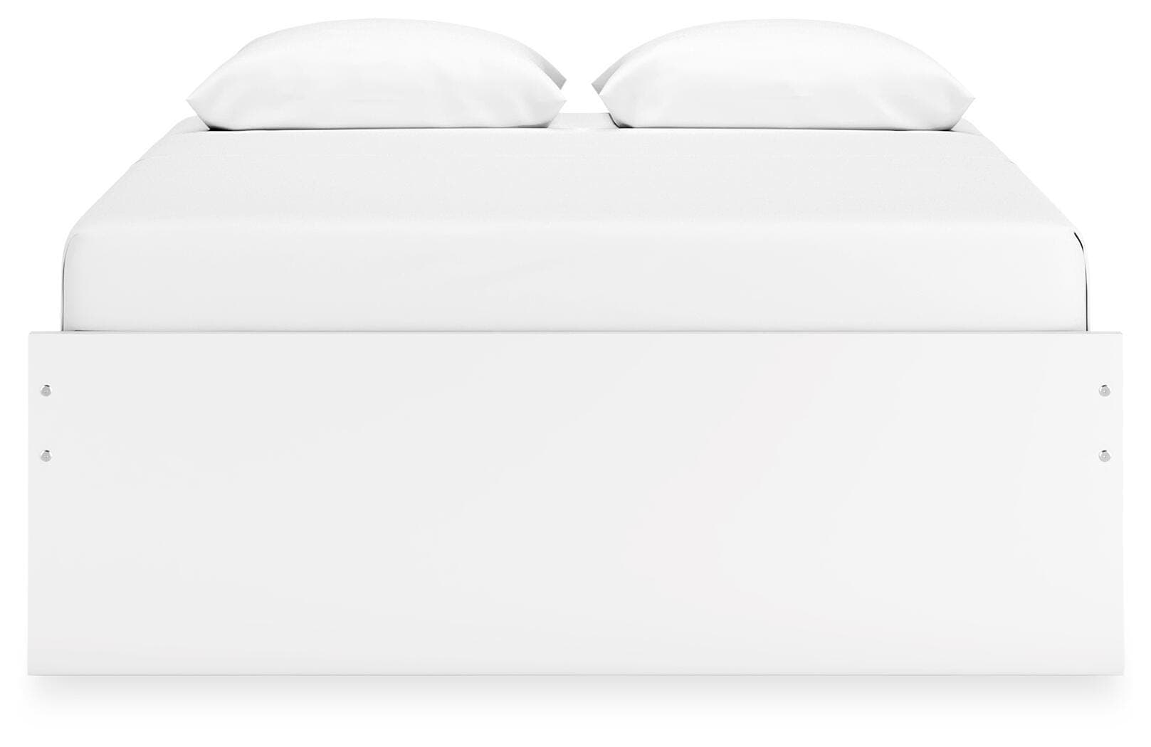 Onita Queen Platform Bed — White — view 5