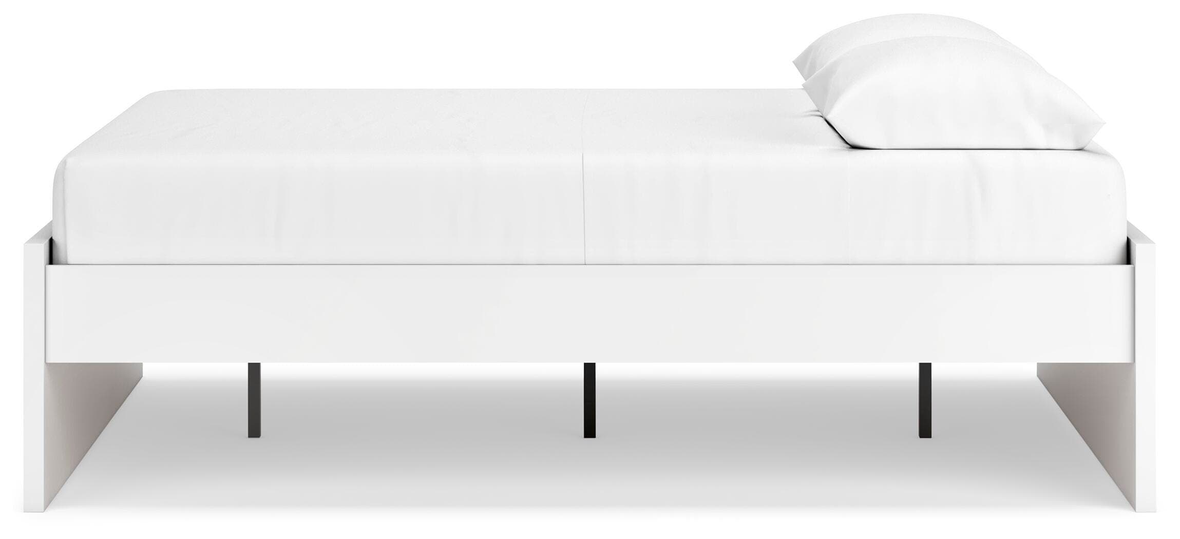 Onita Queen Platform Bed — White — view 7