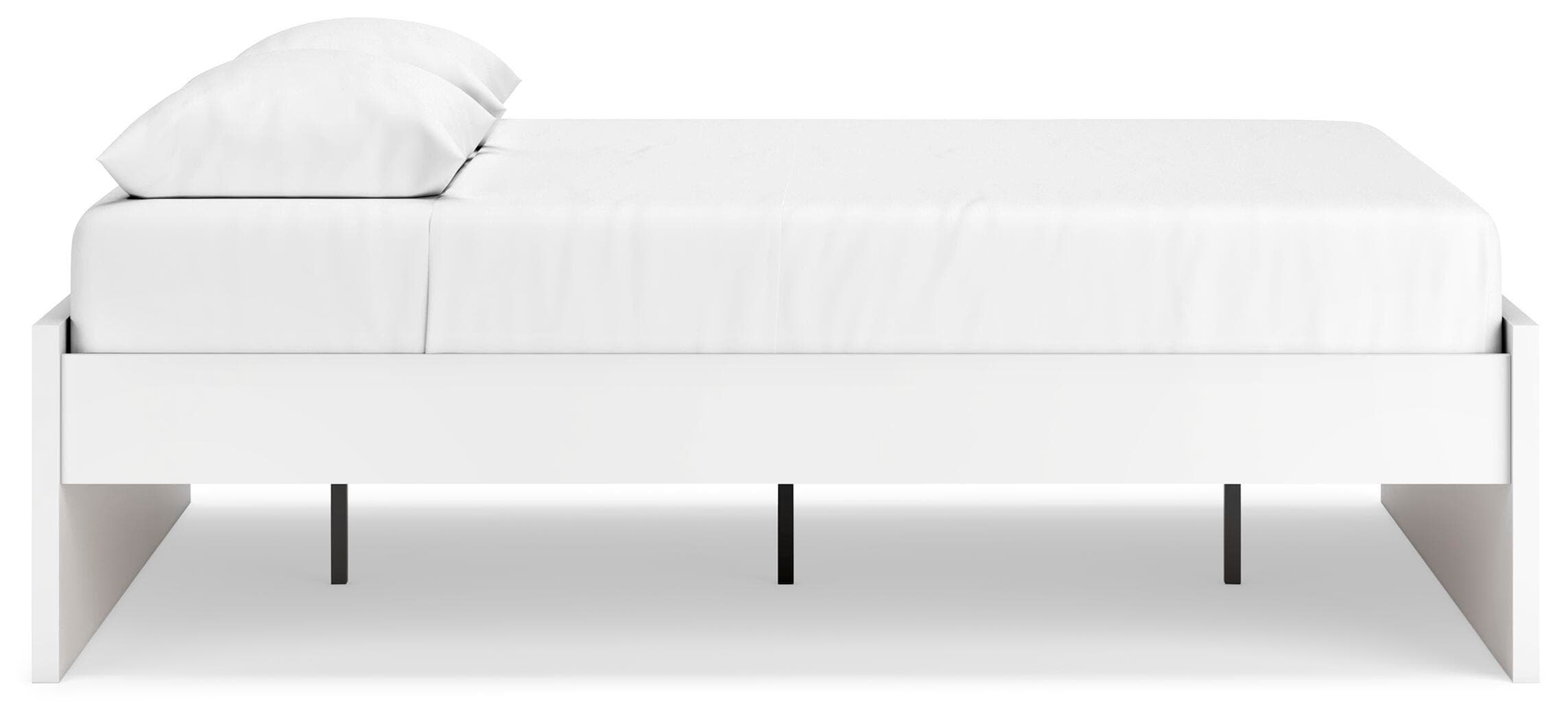 Onita Queen Platform Bed — White — view 8