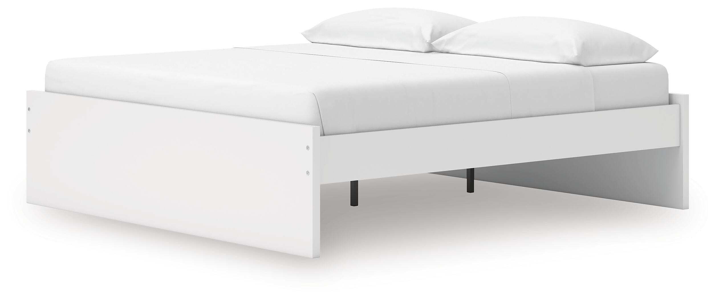 Onita King Platform Bed — White — view 5