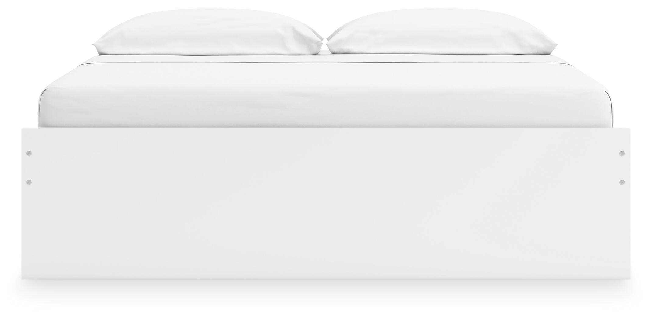 Onita King Platform Bed — White — view 4