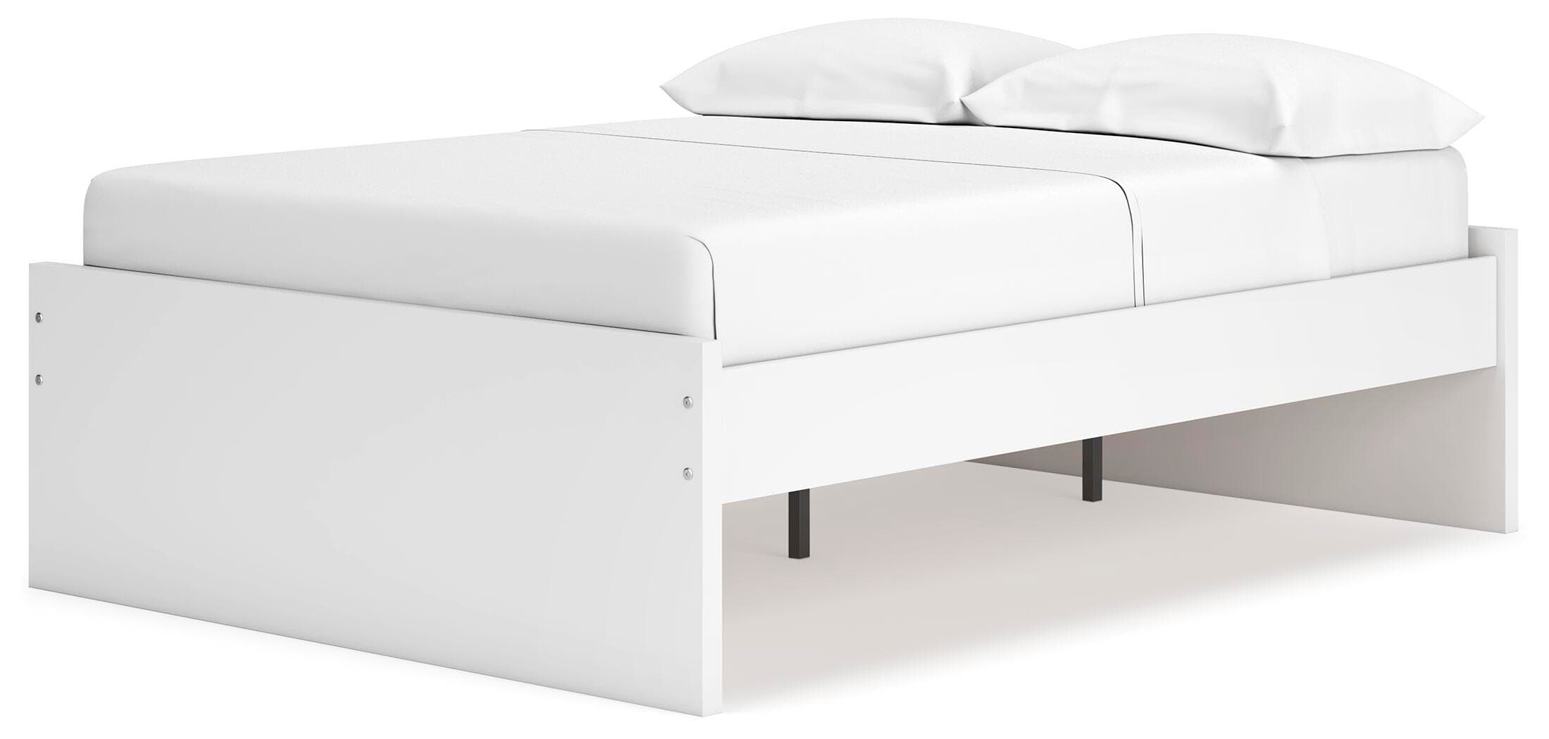 Onita Full Platform Bed — White — view 4