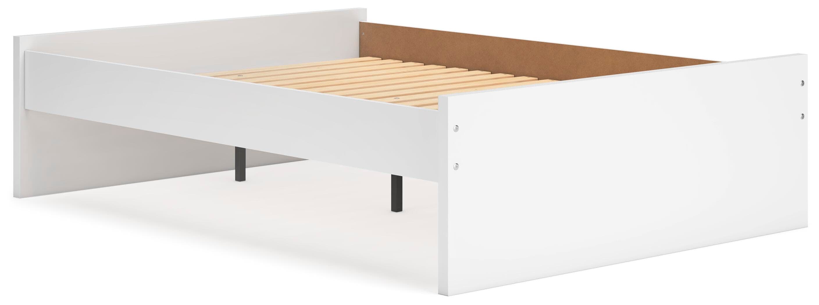 Onita Full Platform Bed — White — view 3