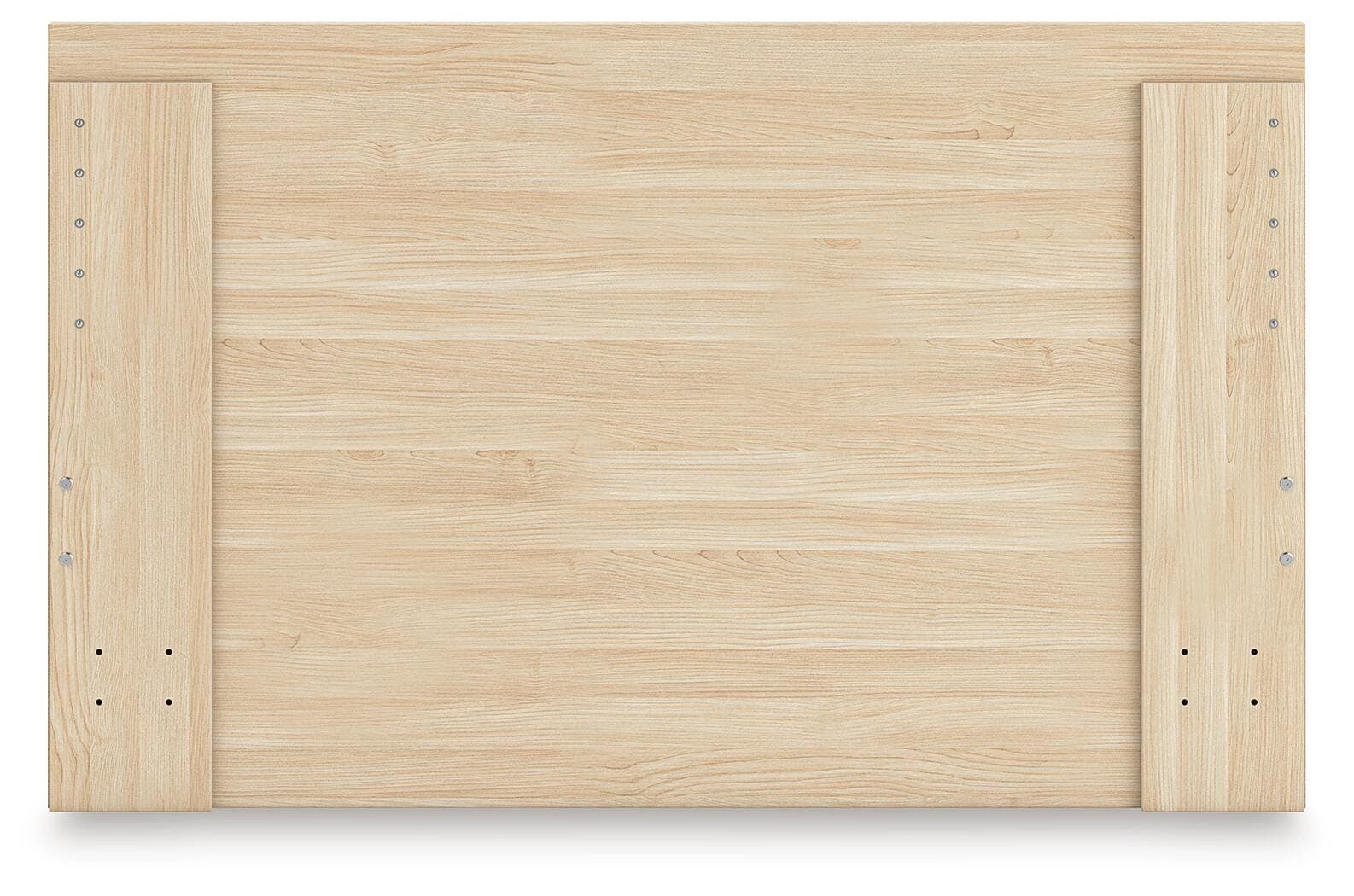 Onita Full Panel Platform Bed with 2 Side Storage — Natural — view 8