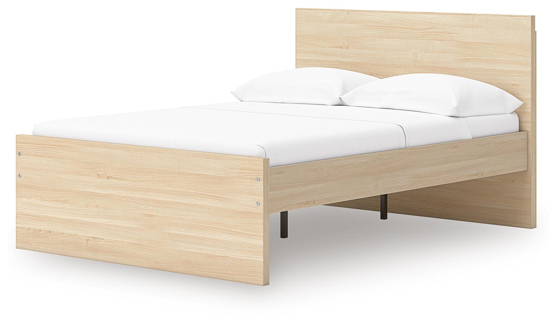 Onita King Panel Platform Bed — Natural — view 5