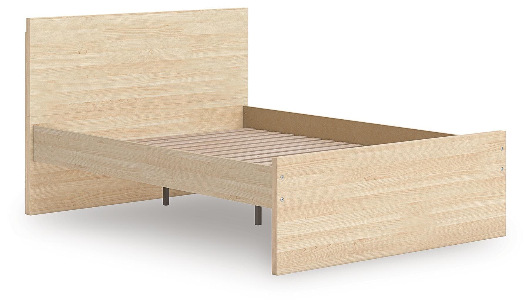 Onita King Panel Platform Bed — Natural — view 3