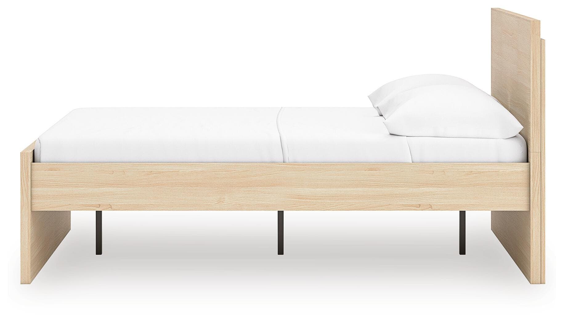 Onita King Panel Platform Bed — Natural — view 8