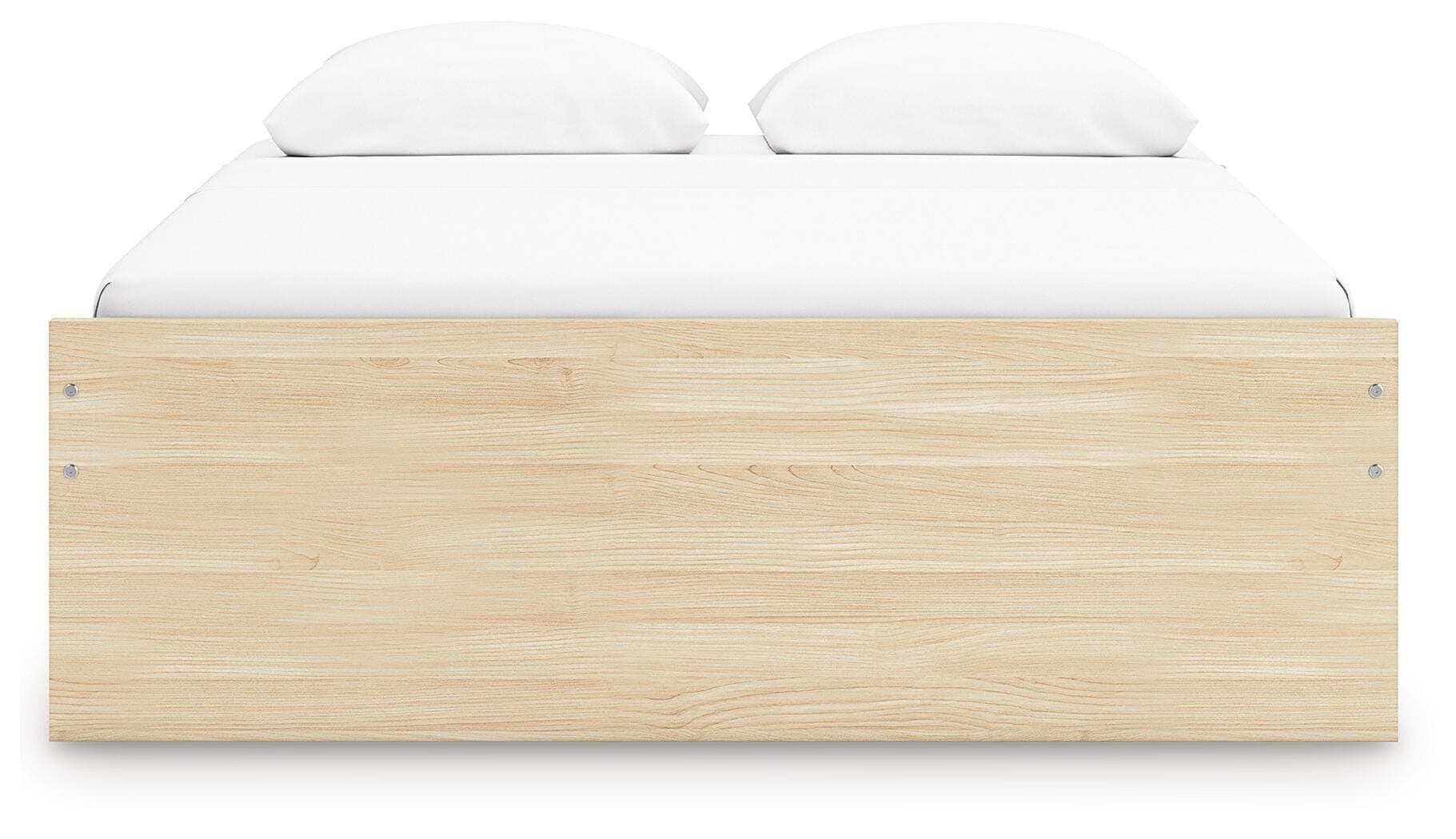 Onita Queen Platform Bed with 2 Side Storage — Natural — view 5