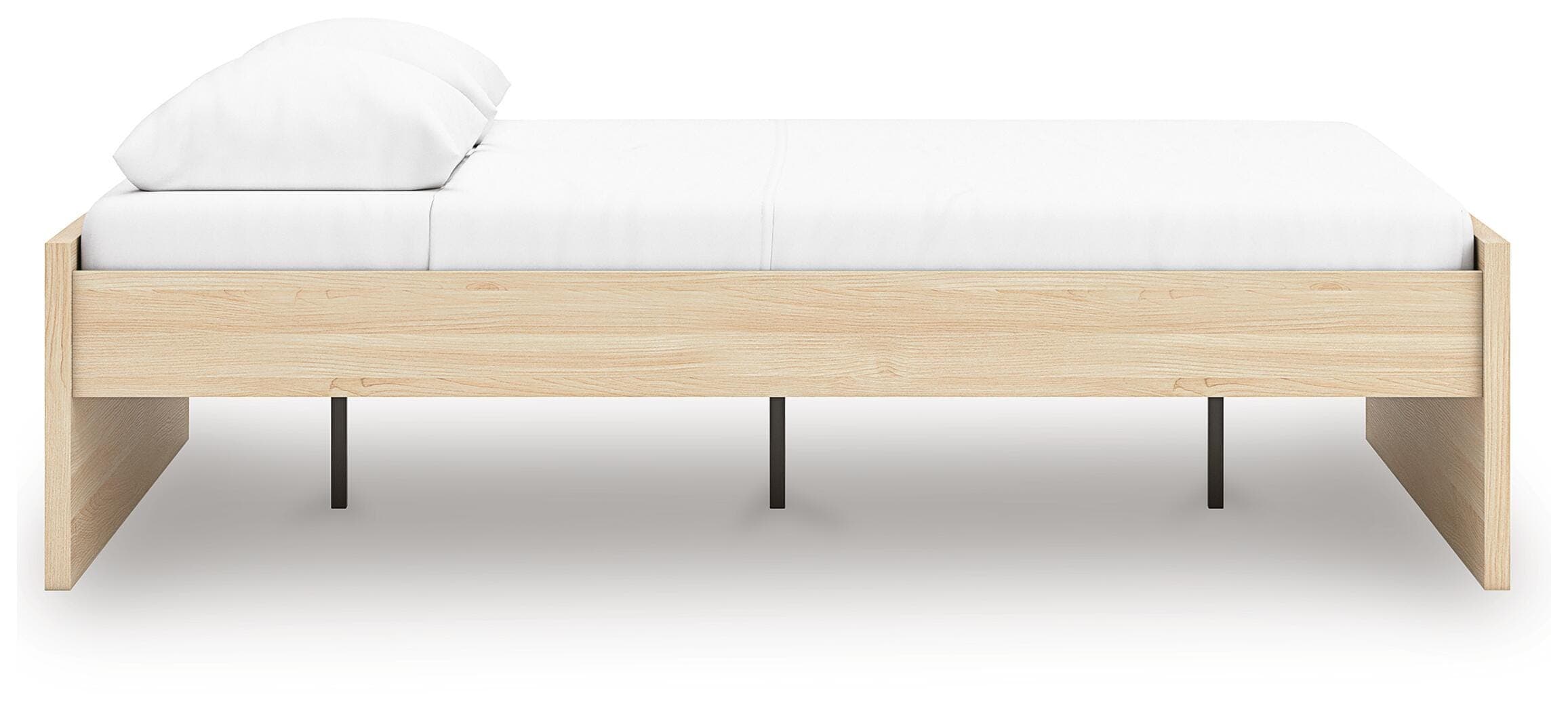 Onita Queen Platform Bed — Natural — view 6