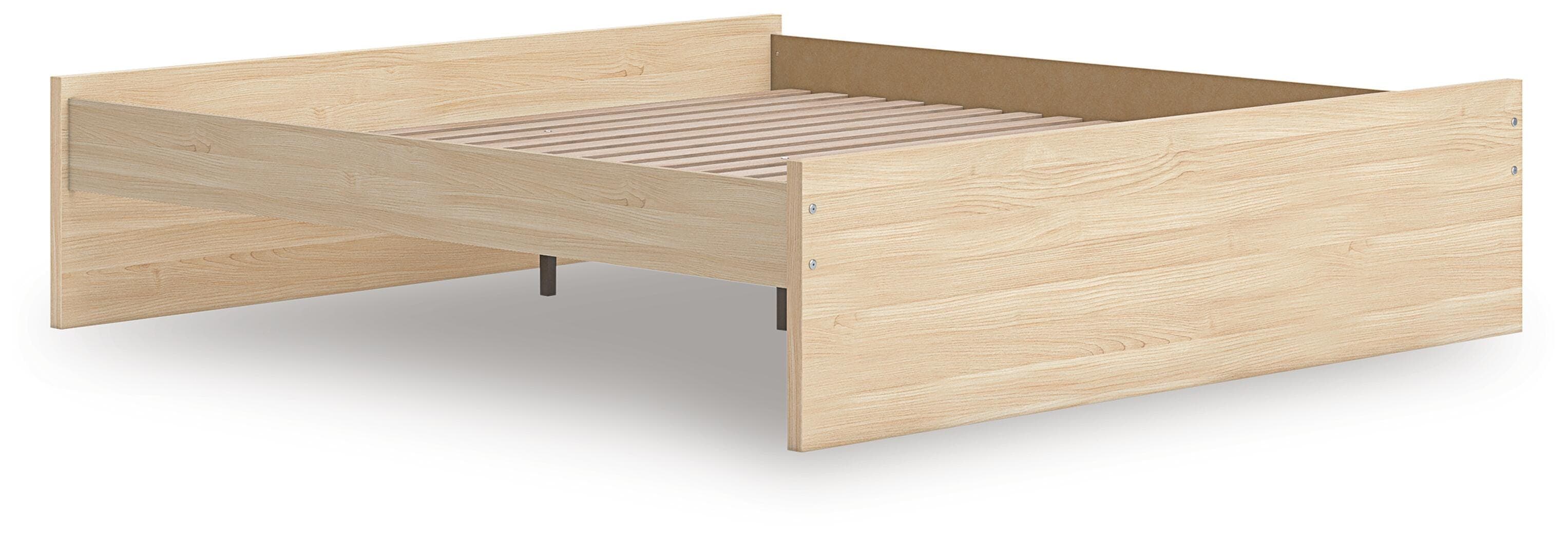 Onita King Platform Bed — Natural — view 3