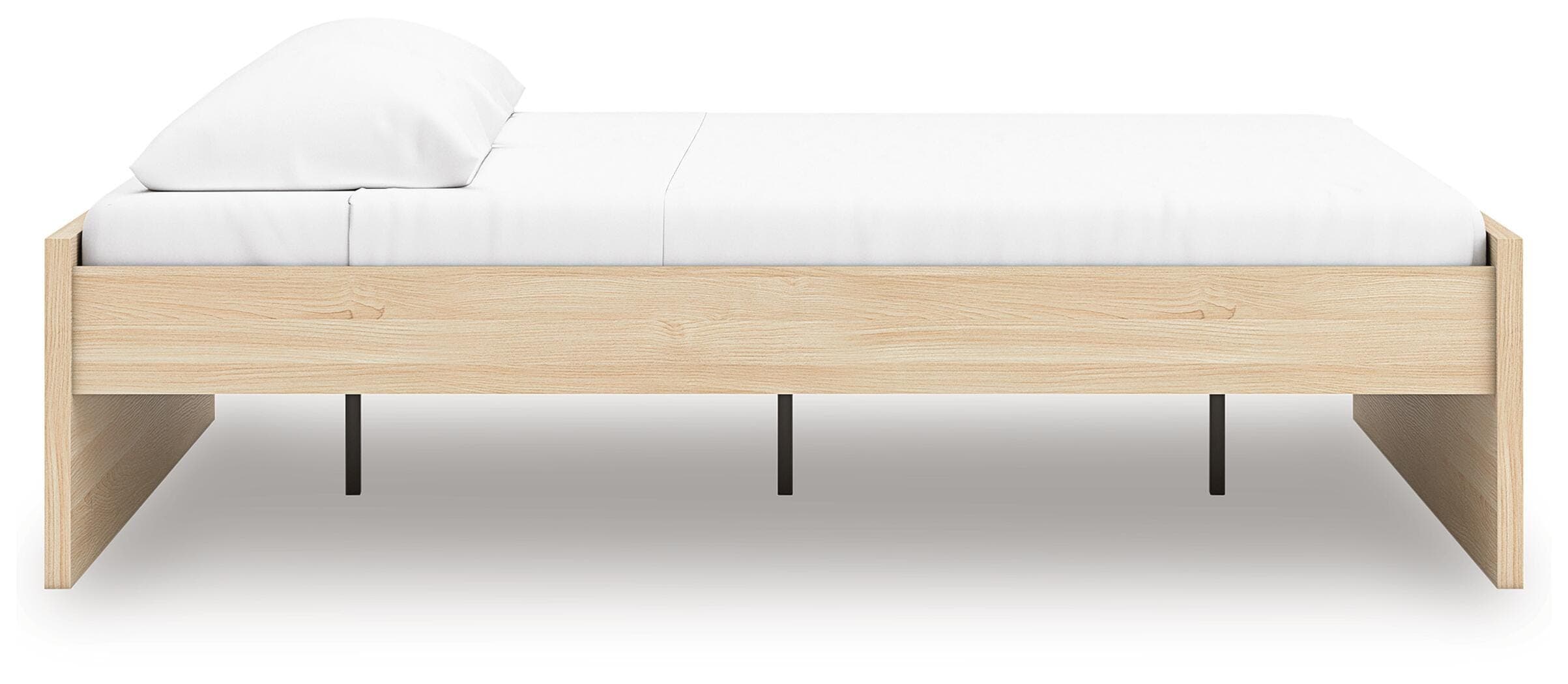 Onita King Platform Bed — Natural — view 6