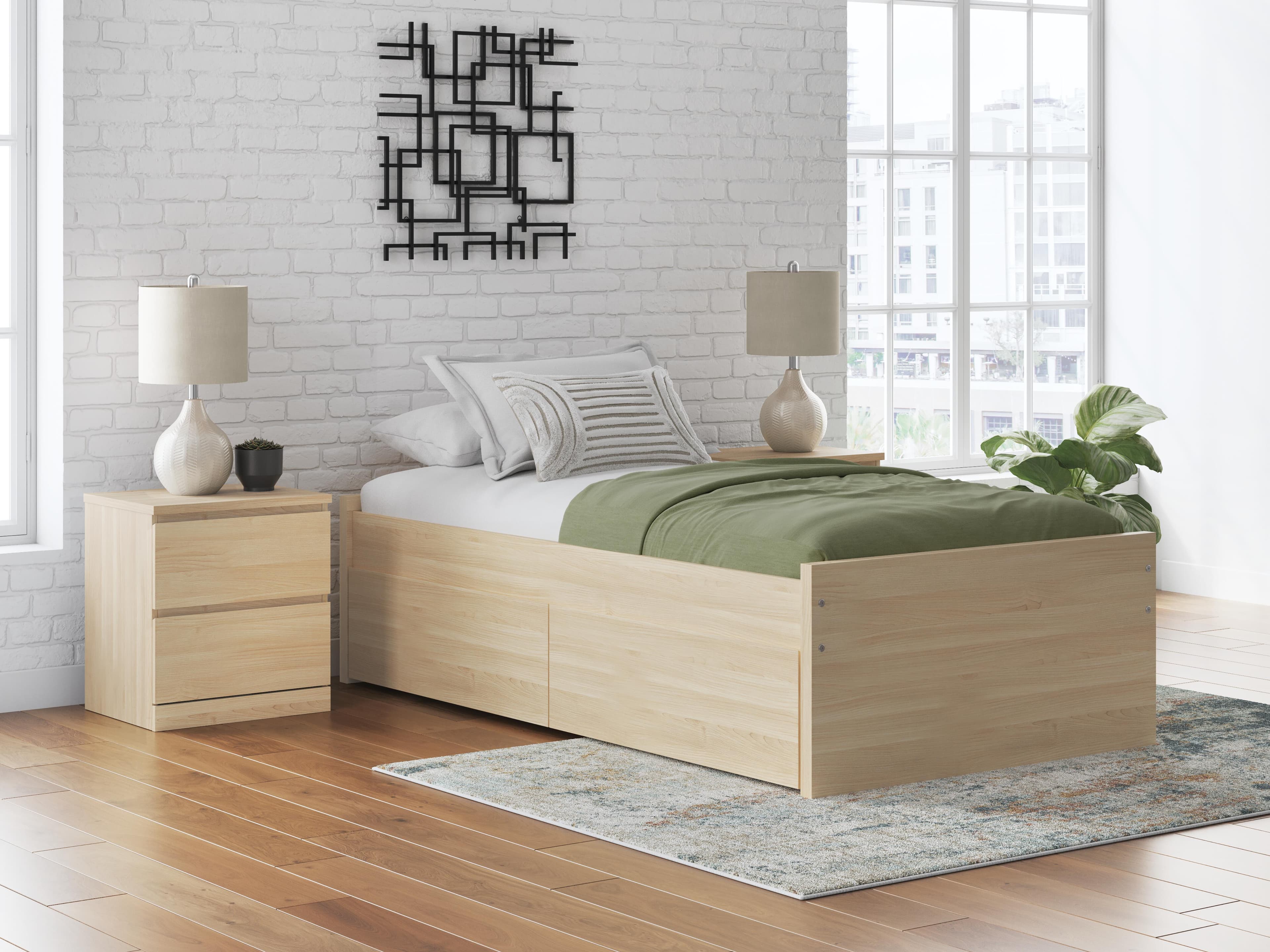 Onita Full Platform Bed — Natural — view 2