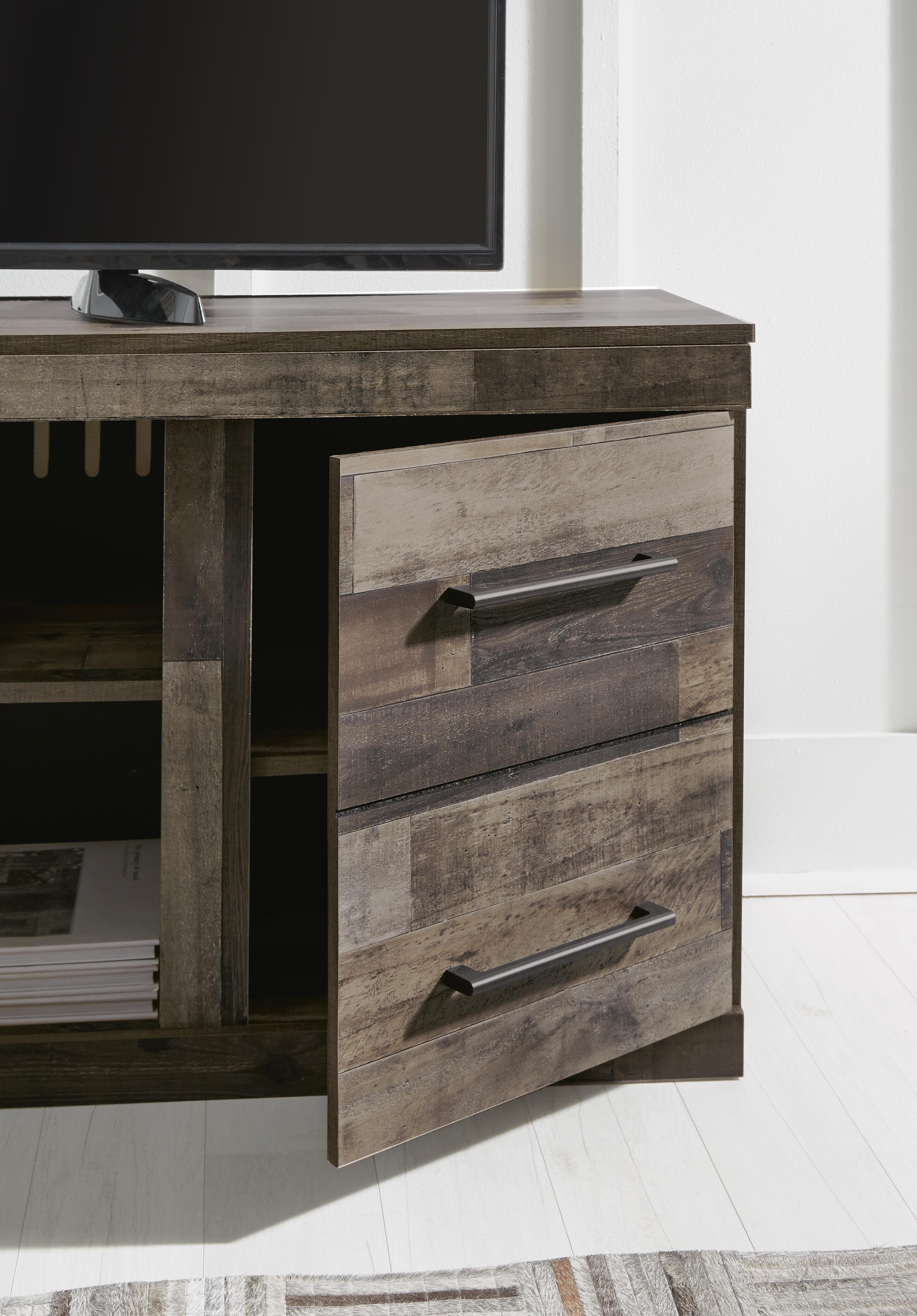 Derekson 4-Piece Entertainment Center — Black/Gray — view 3