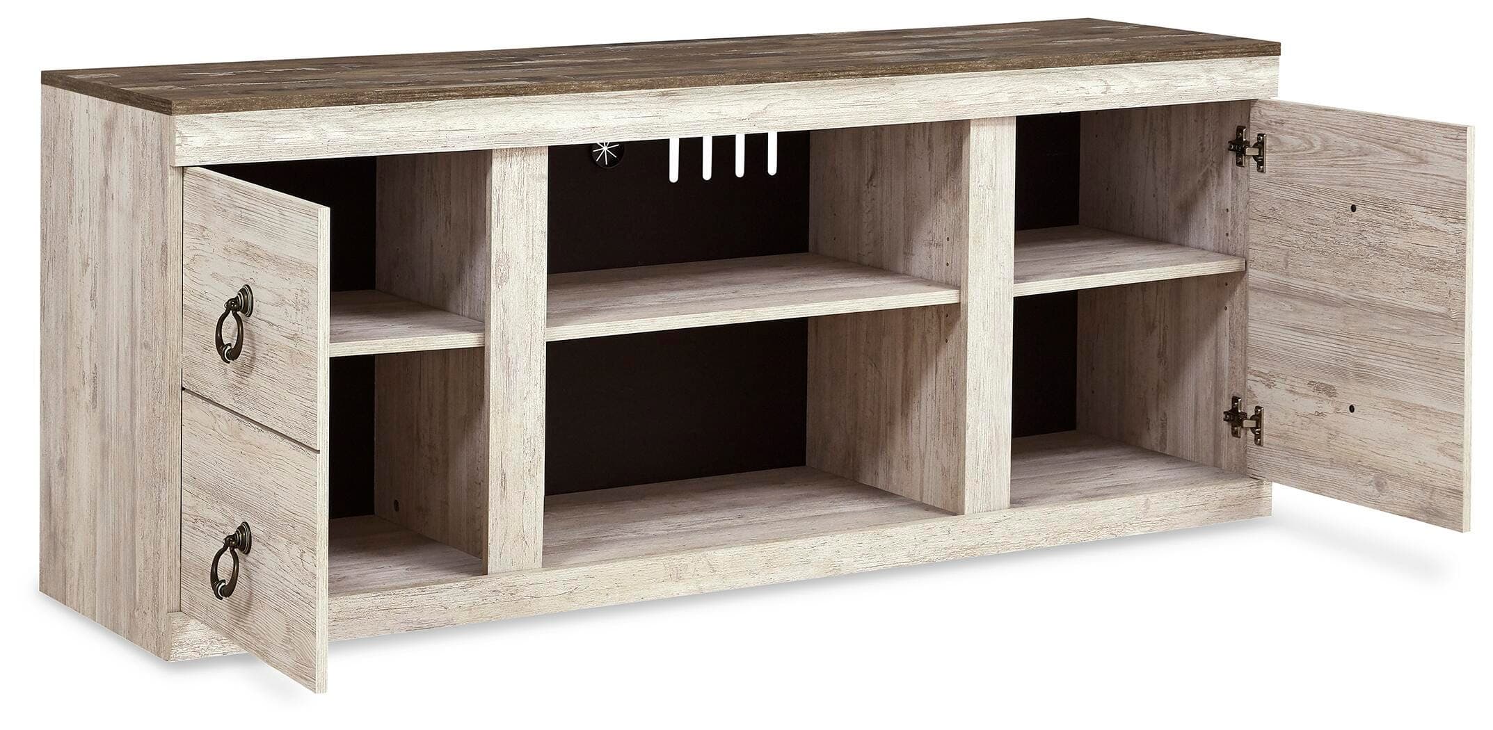 Willowton 60" TV Stand — White — view 3