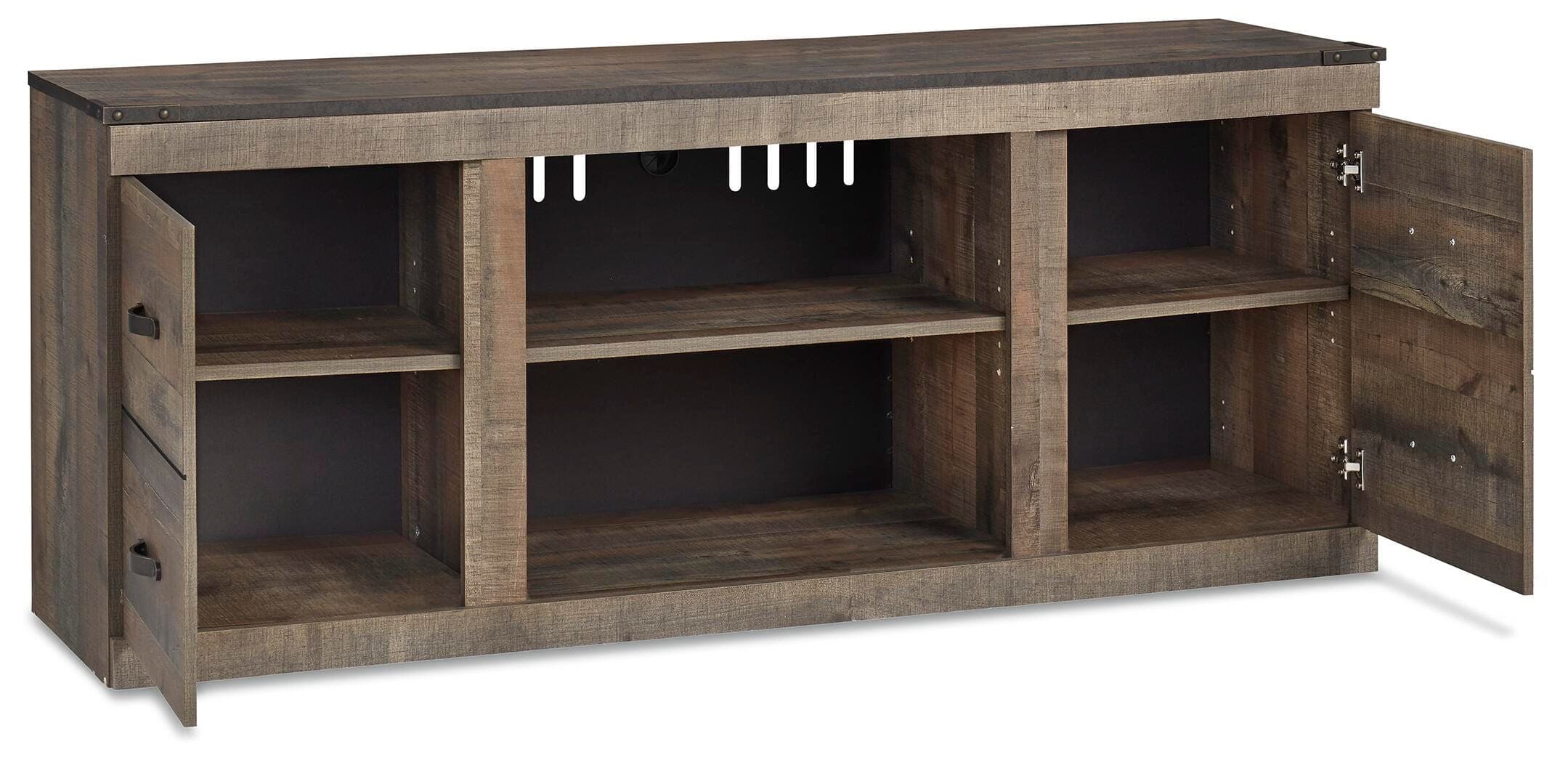 Trinell 60" TV Stand — Brown/Beige — view 4