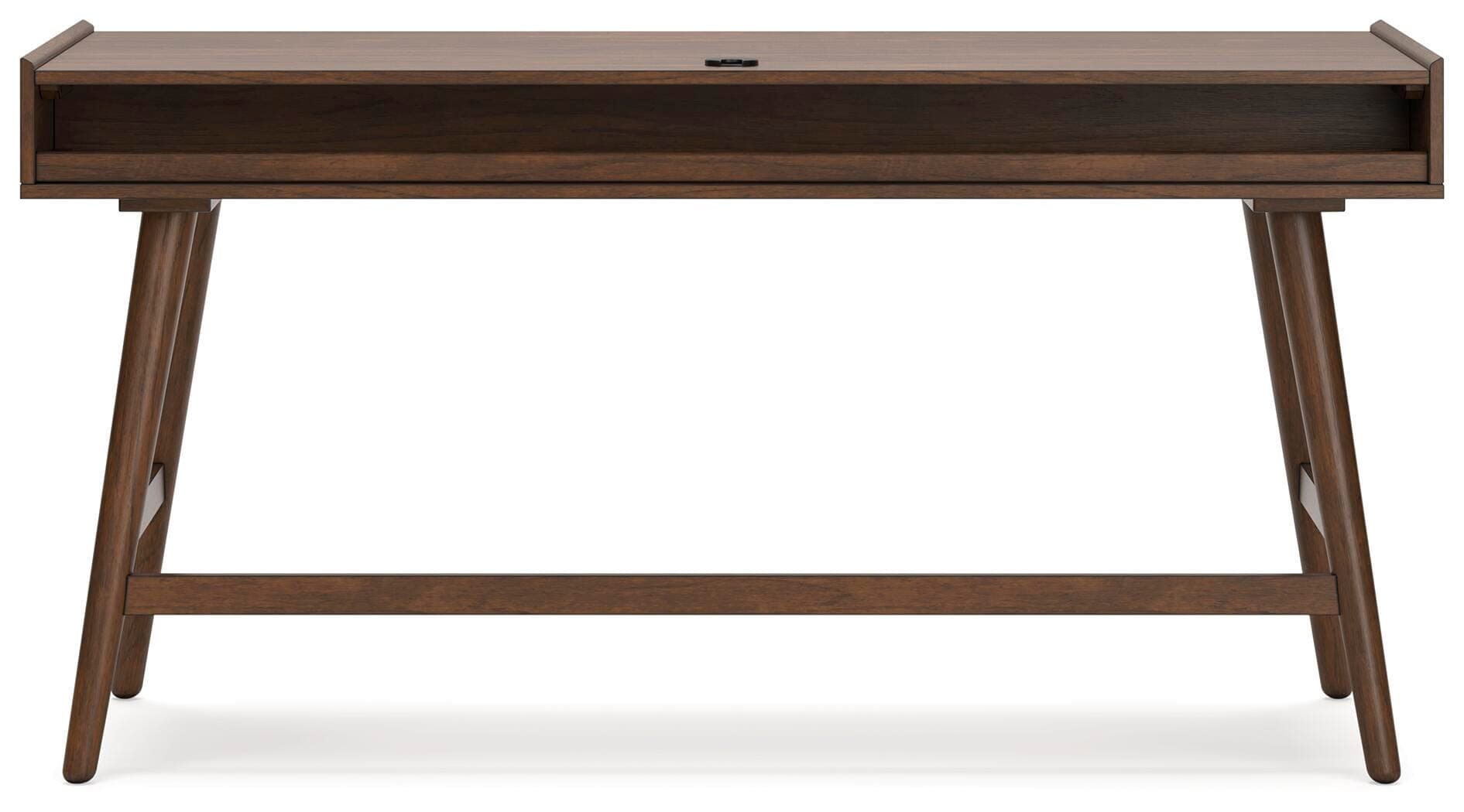 Lyncott 60" Home Office Desk — Brown/Beige — view 5
