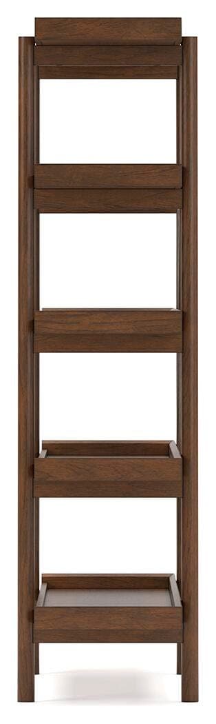 Lyncott 70" Bookcase — Brown/Beige — view 6