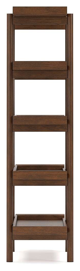 Lyncott 70" Bookcase — Brown/Beige — view 7