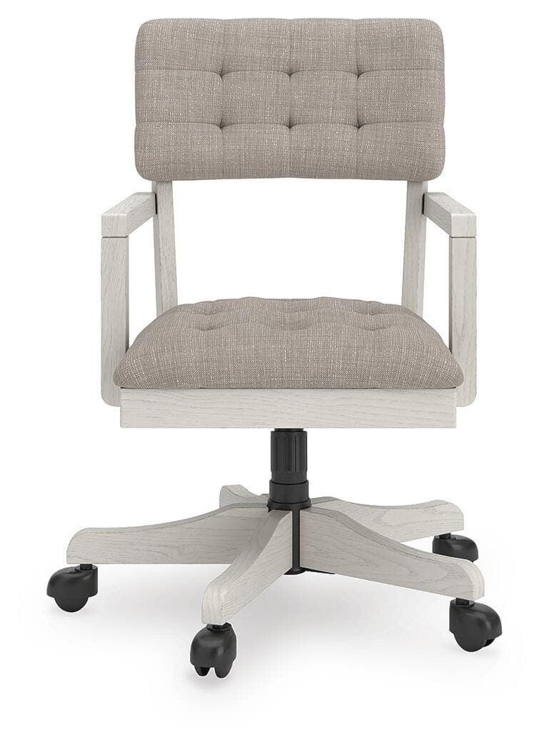 Robbinsdale Home Office Desk Chair — White — view 4