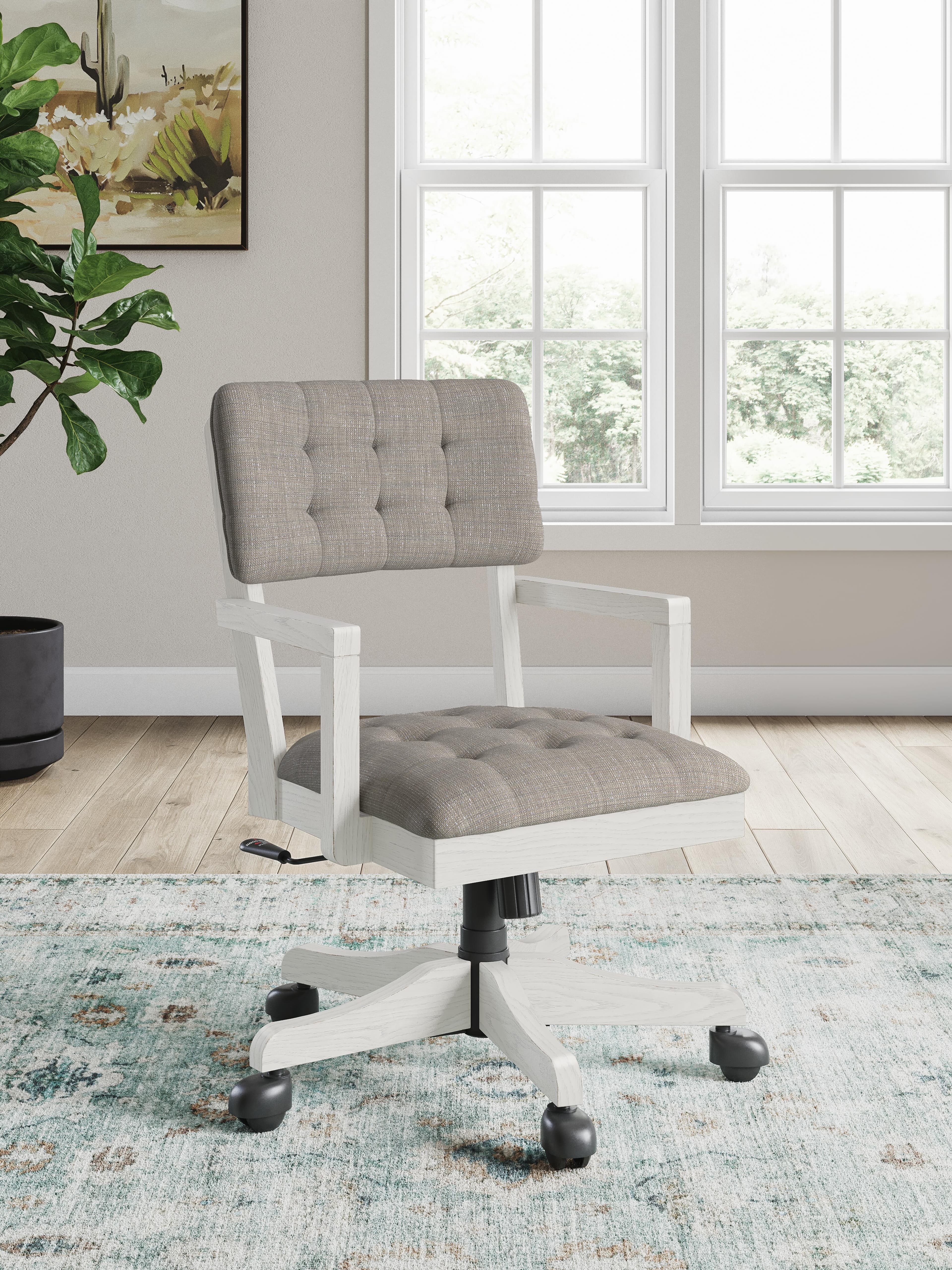 Robbinsdale Home Office Desk Chair — White — view 2