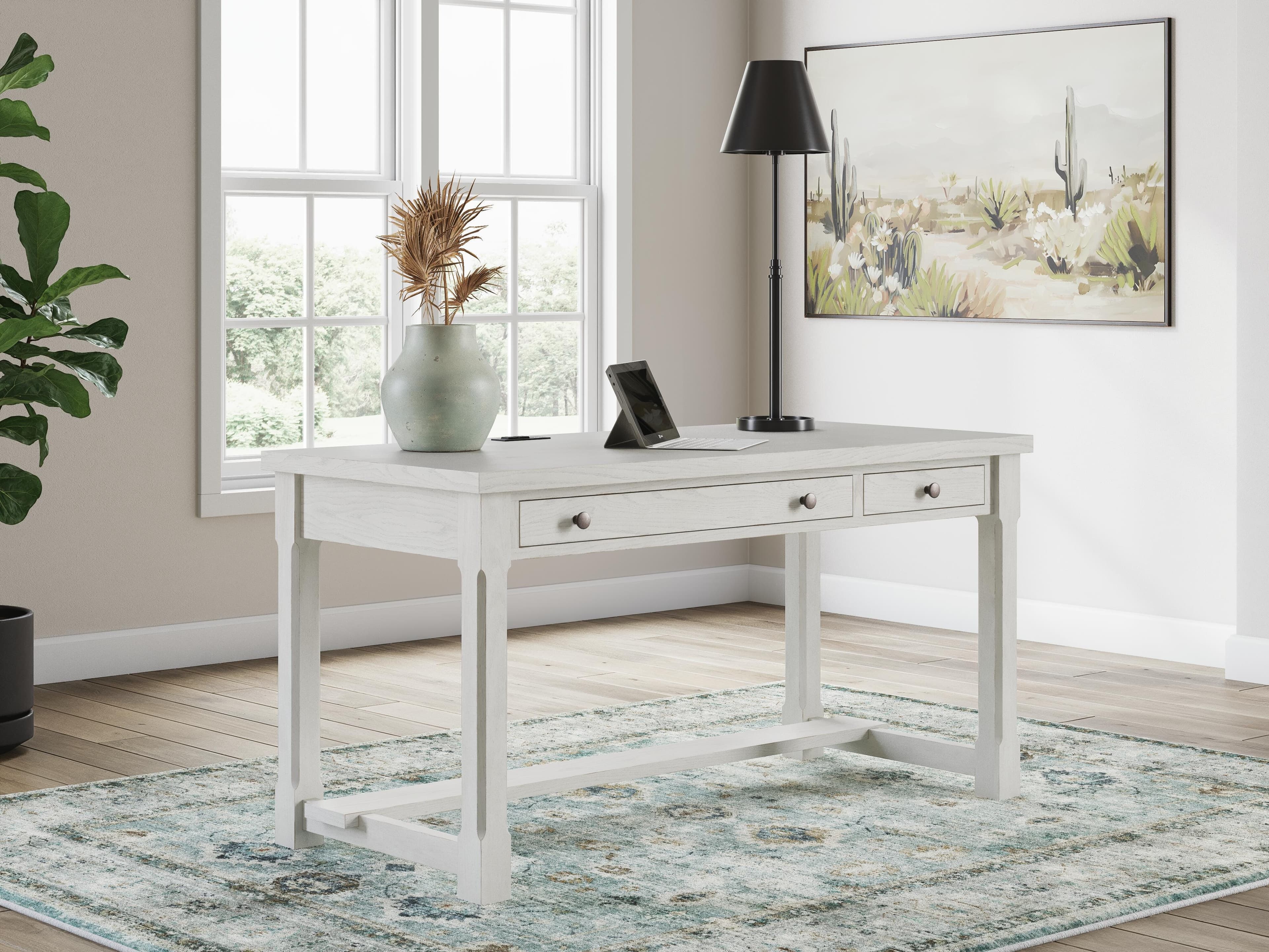 Robbinsdale Home Office Desk — White — view 2
