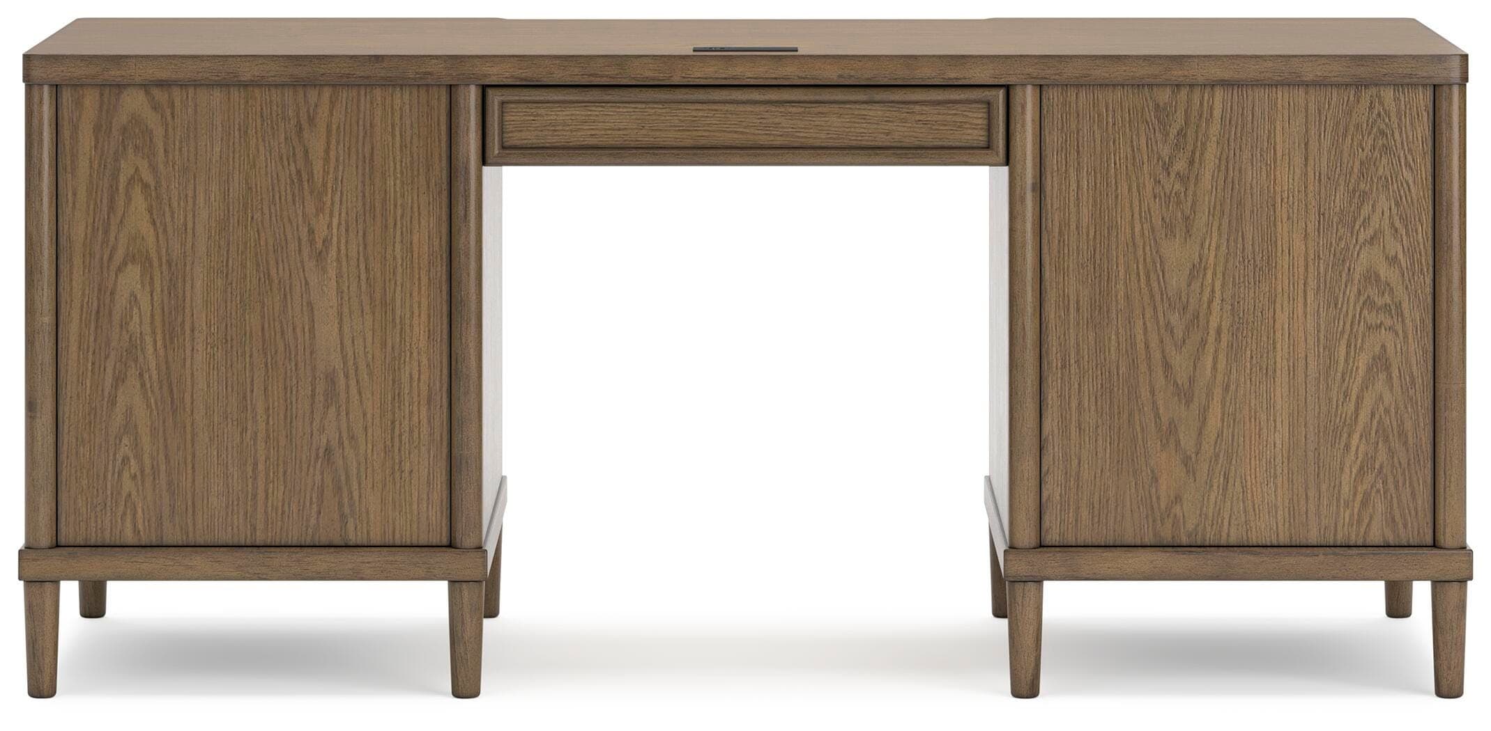 Roanhowe 68" Home Office Desk — Brown/Beige — view 6