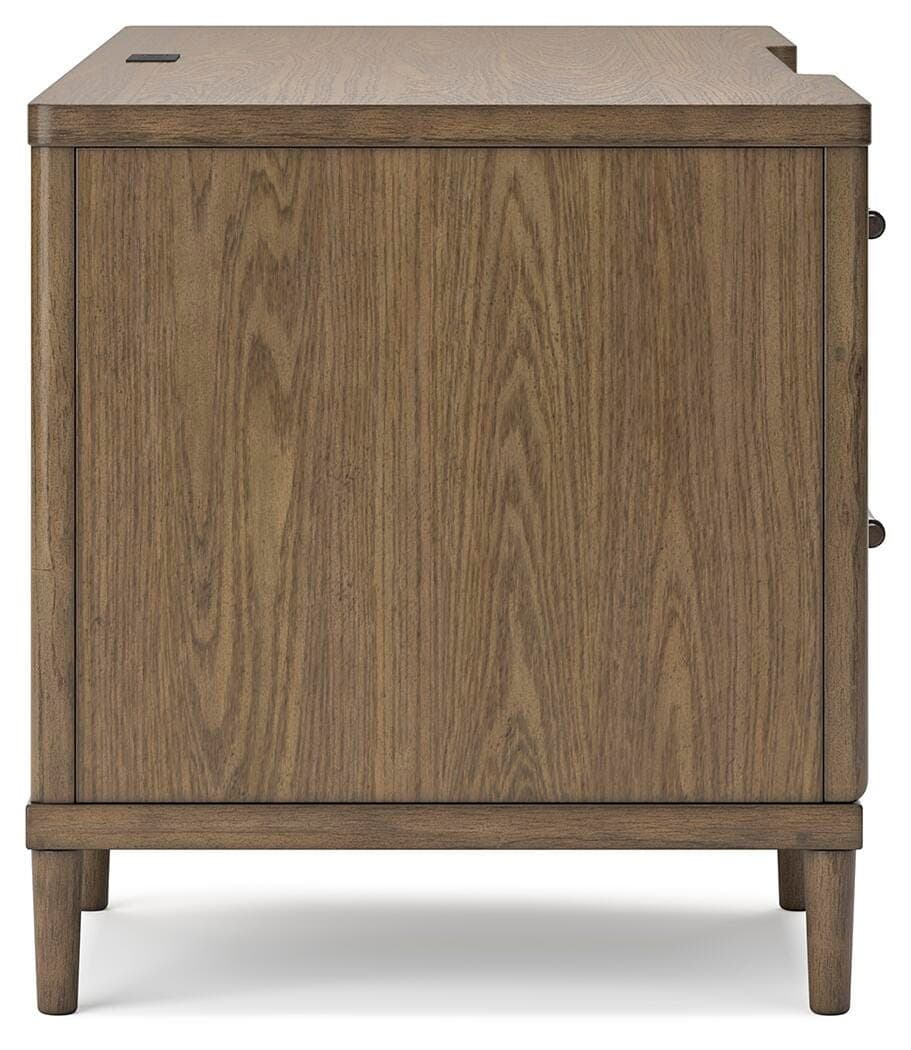 Roanhowe 68" Home Office Desk — Brown/Beige — view 7