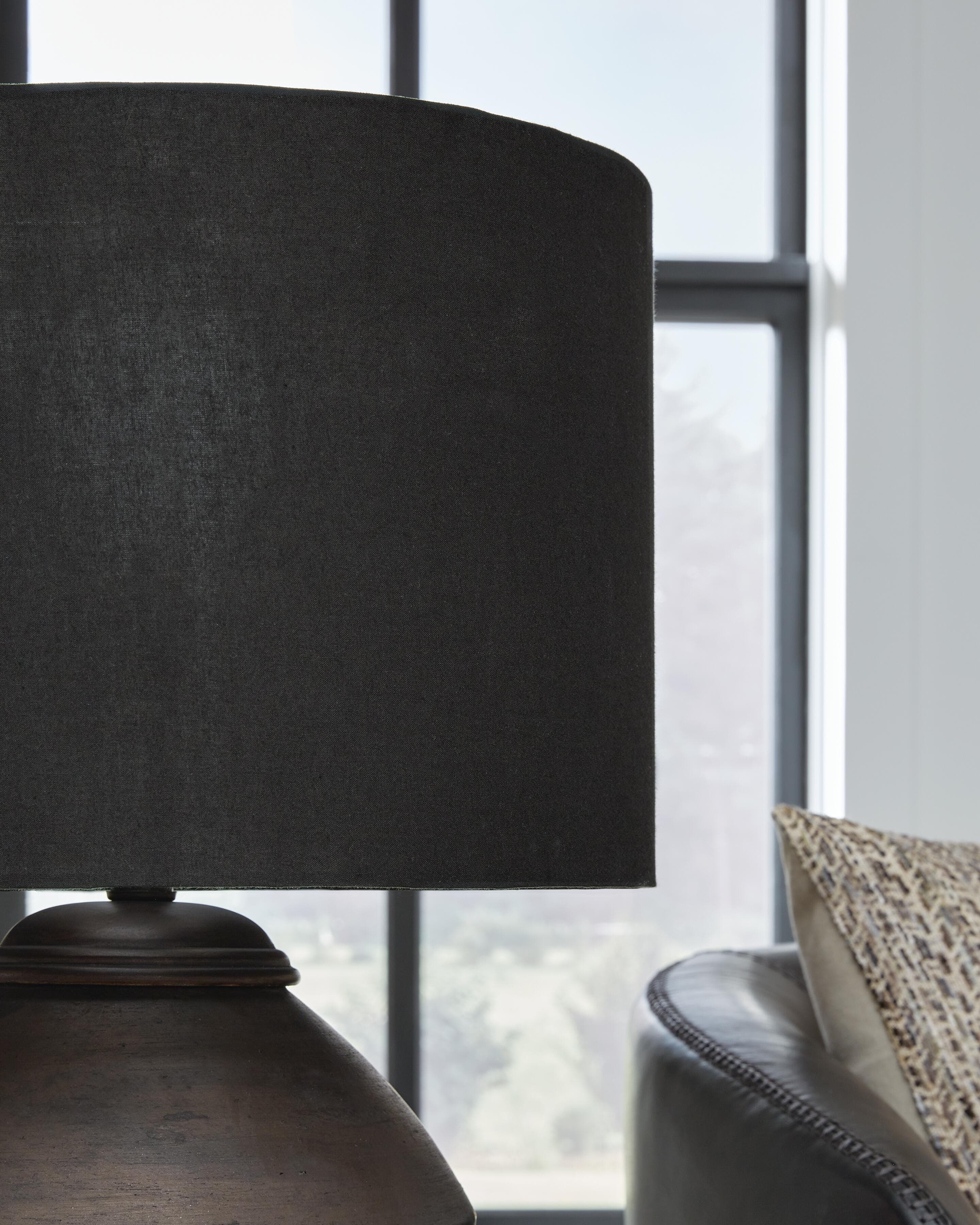 Naareman Table Lamp — Metallic & Black/Gray — view 3