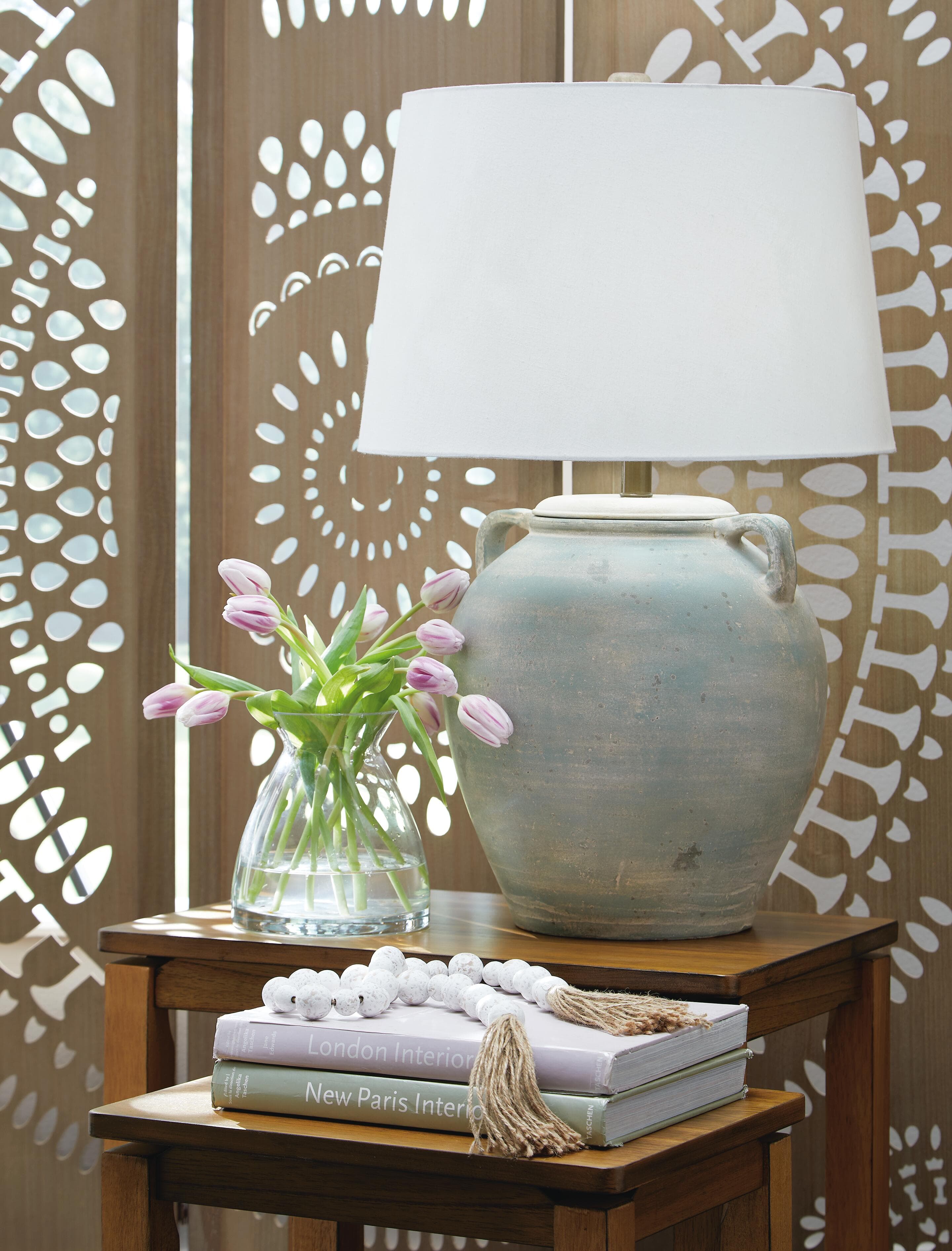 Shawburg Table Lamp — Green — view 2