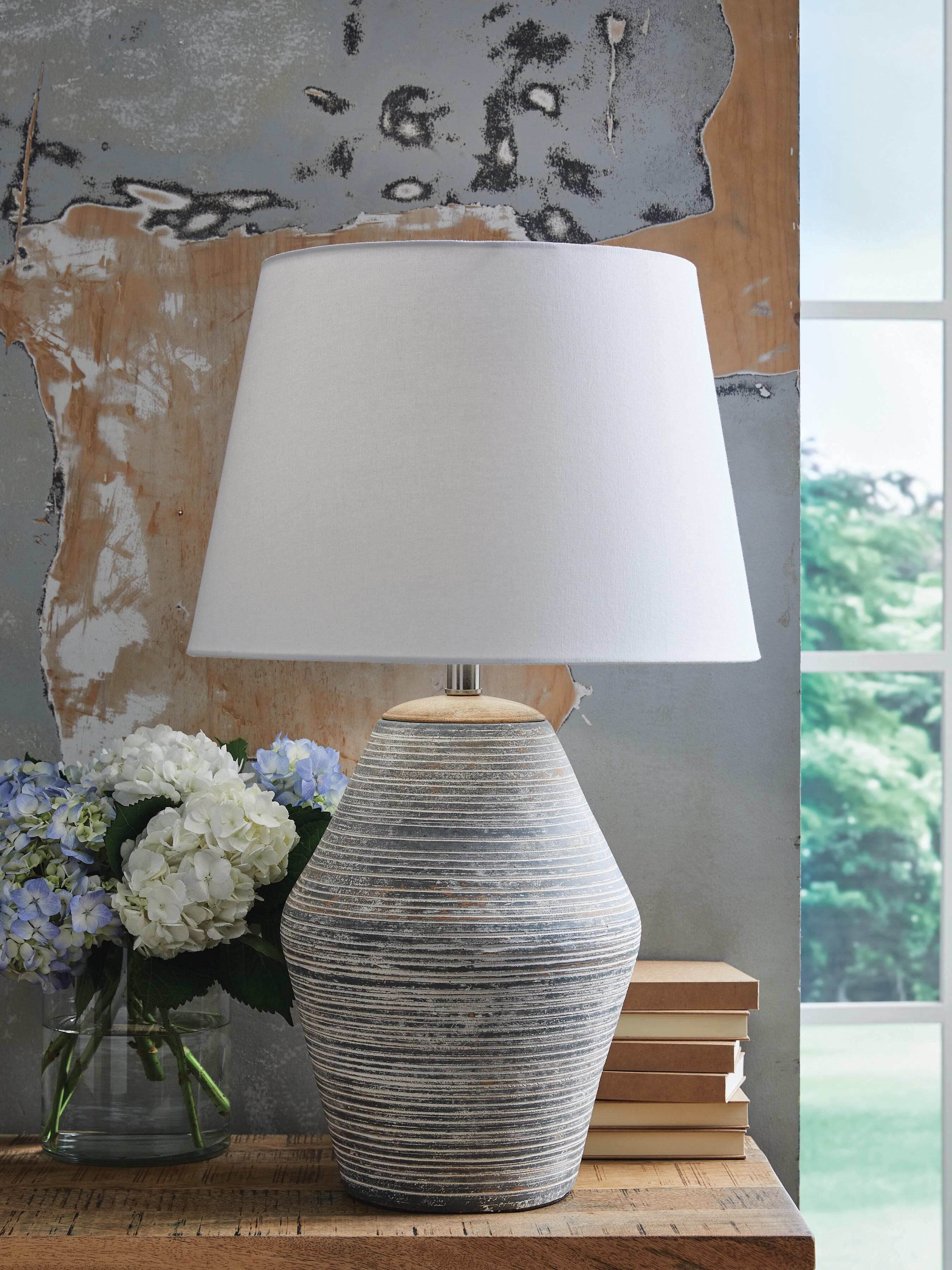 Lawrock Table Lamp — Antique Blue — view 2