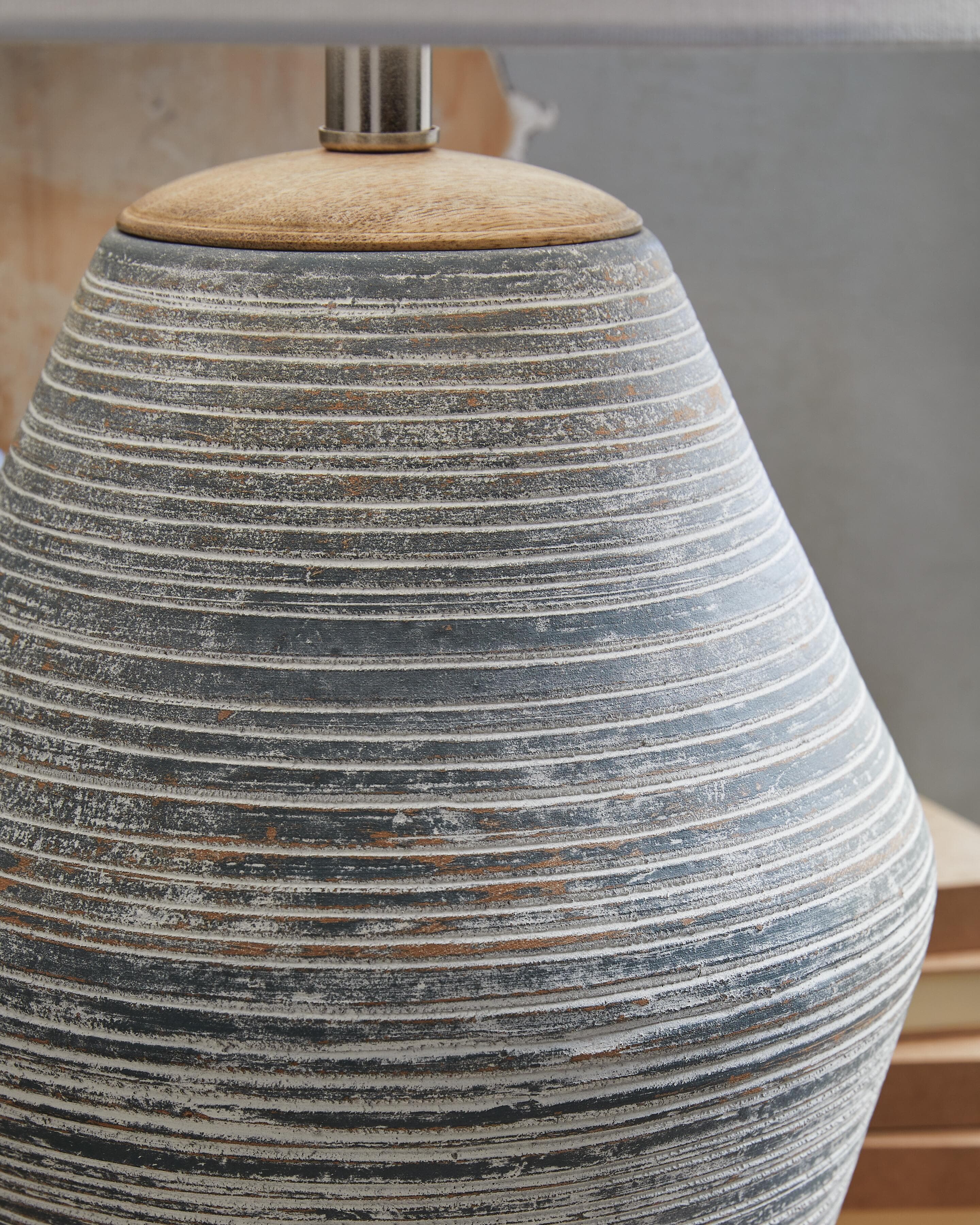 Lawrock Table Lamp — Antique Blue — view 3