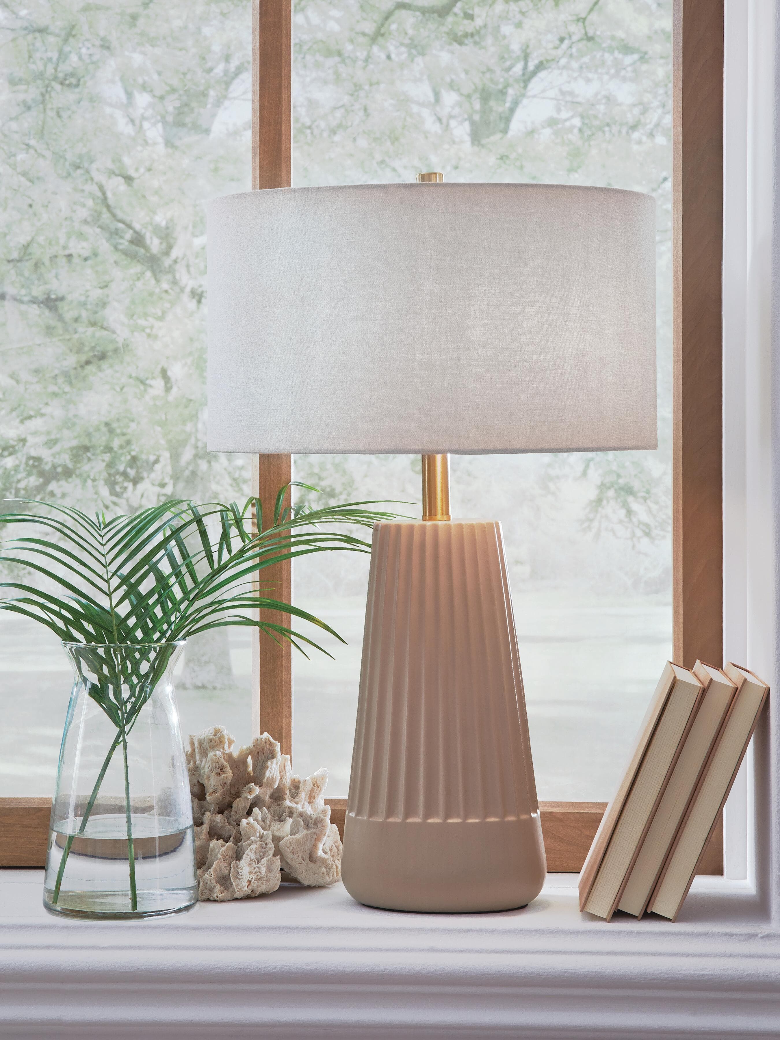 Dellner Table Lamp — Mocha — view 2