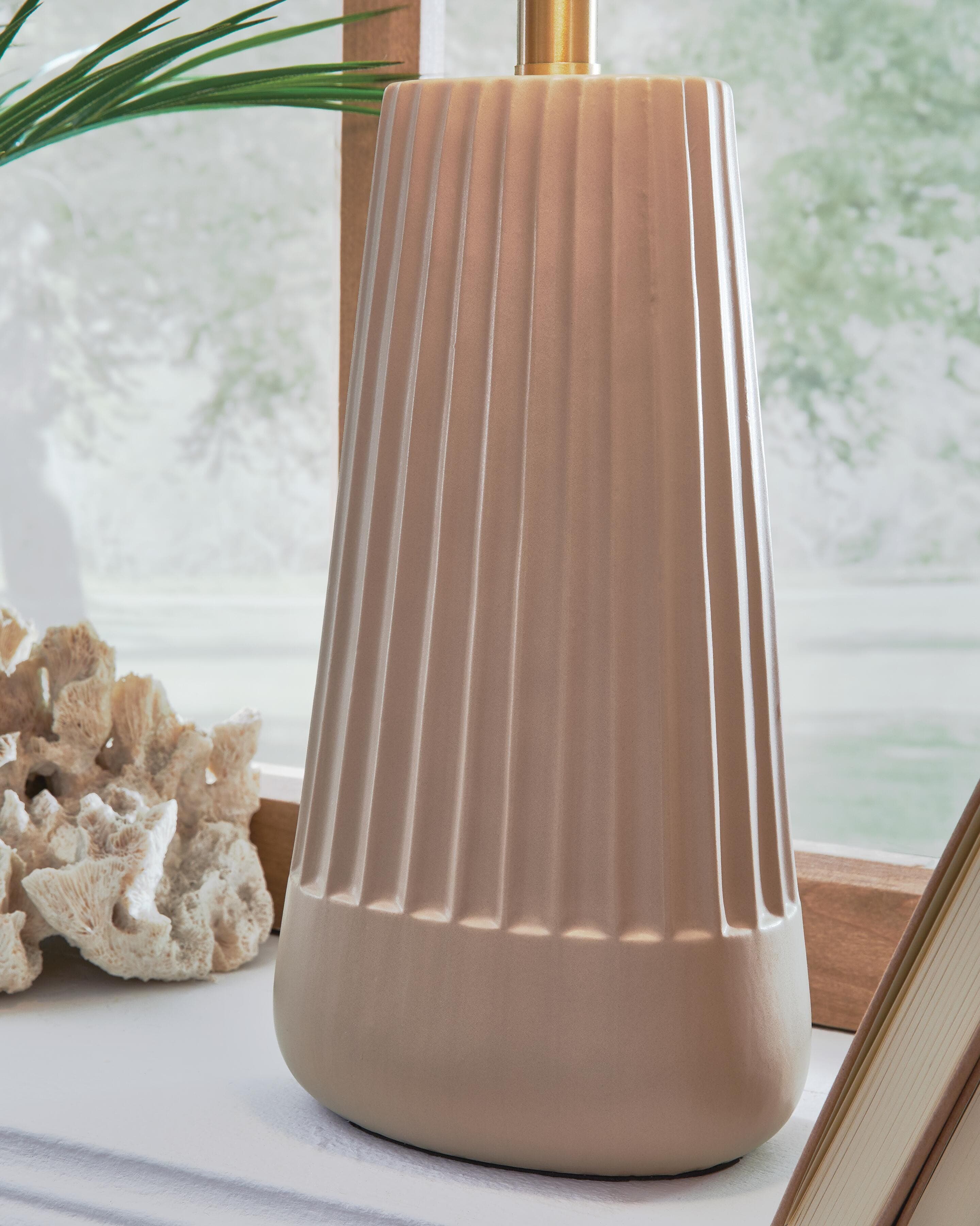 Dellner Table Lamp — Mocha — view 3