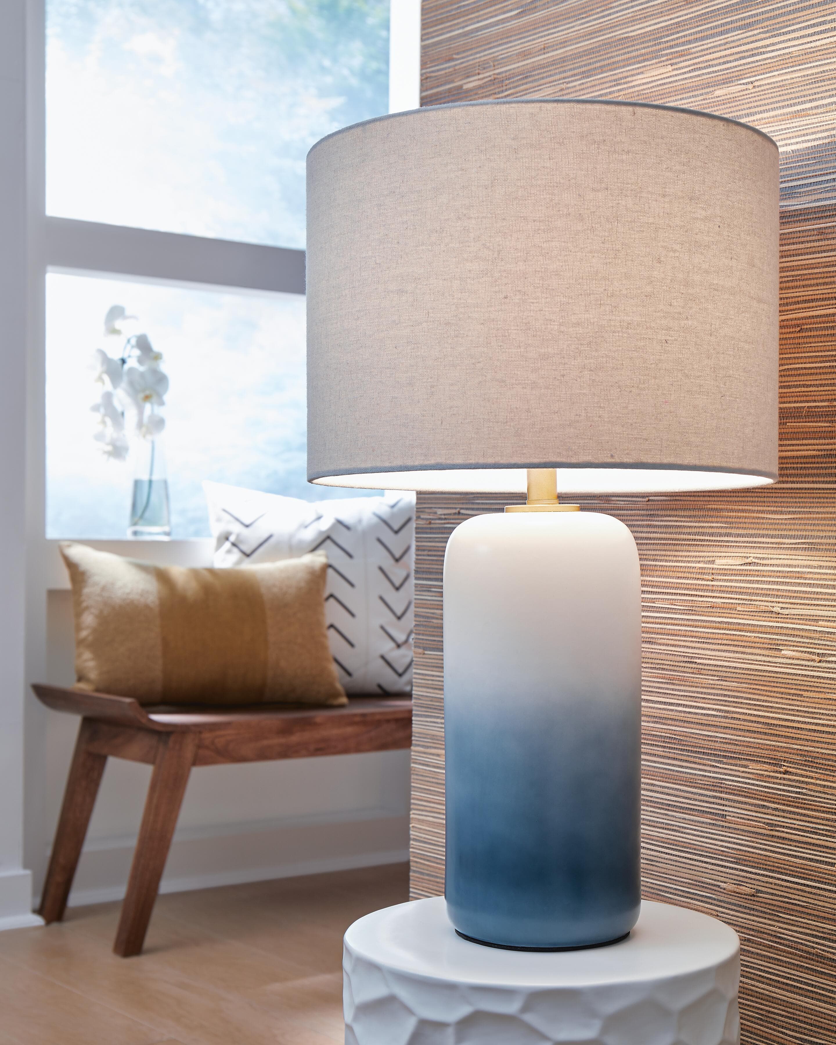 Lemrich Table Lamp — White, Blue & Green — view 2