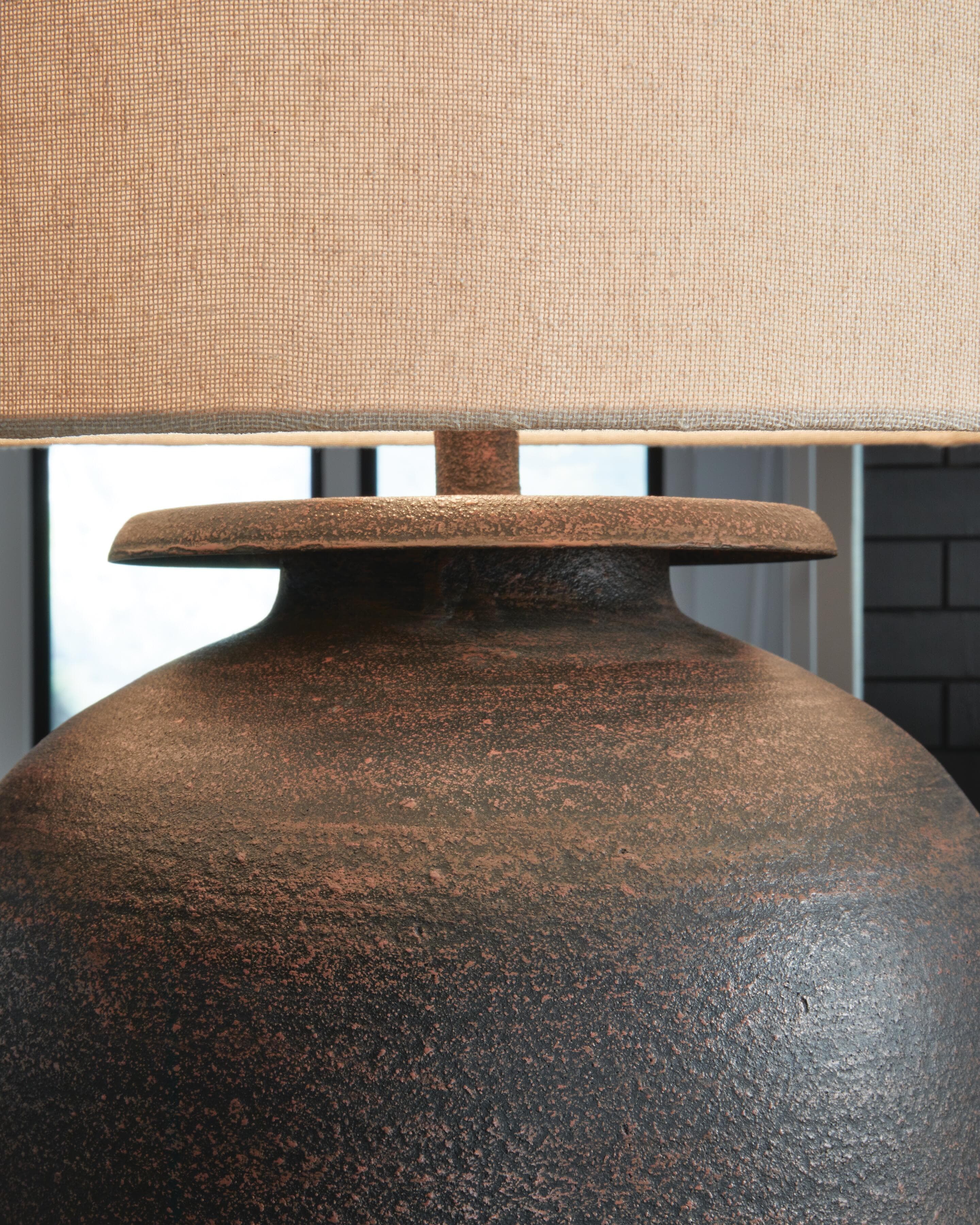 Carlenbury Table Lamp — Brown/Beige — view 3