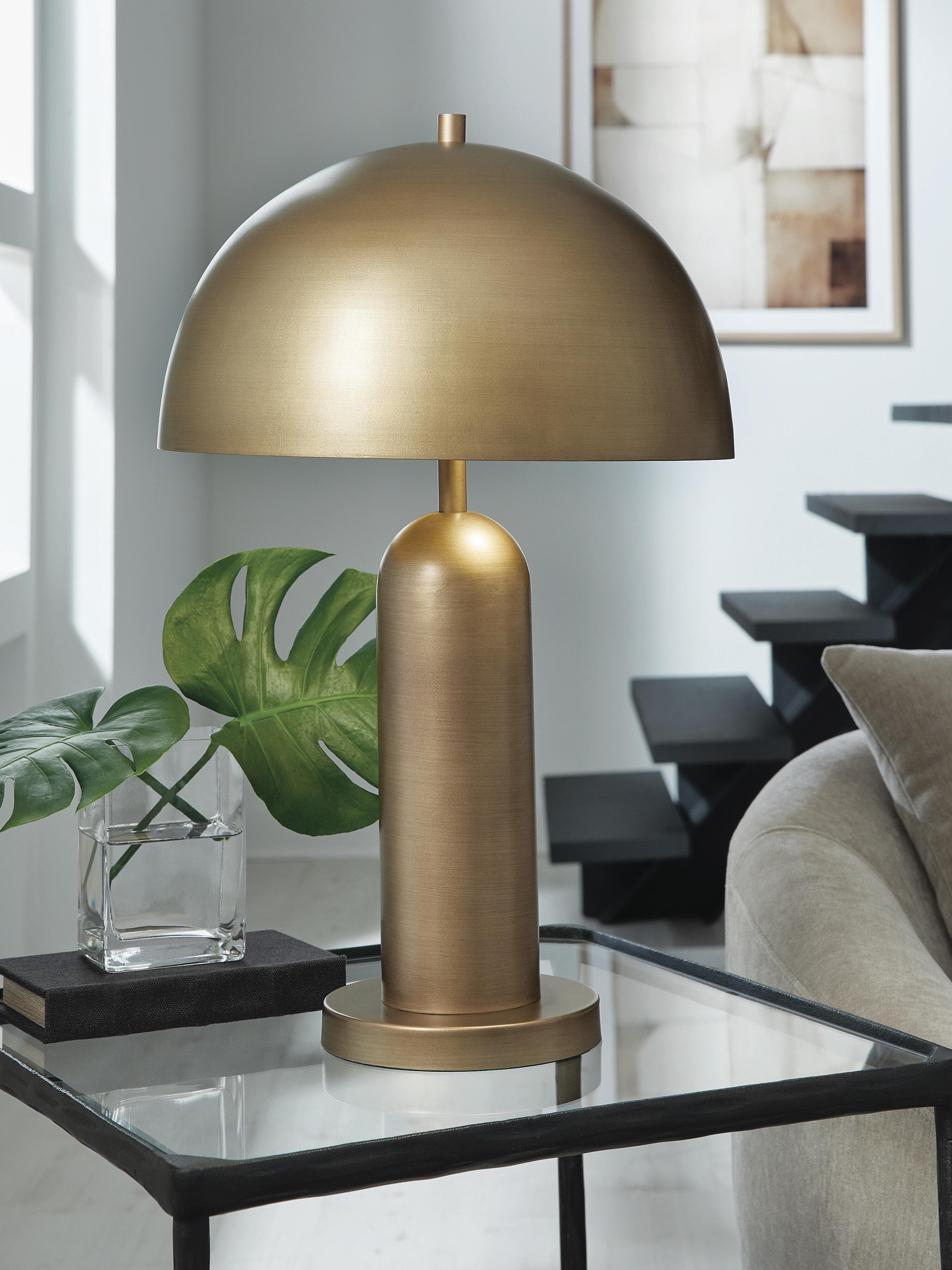 Wendfield Table Lamp — Antique Gold Finish — view 2