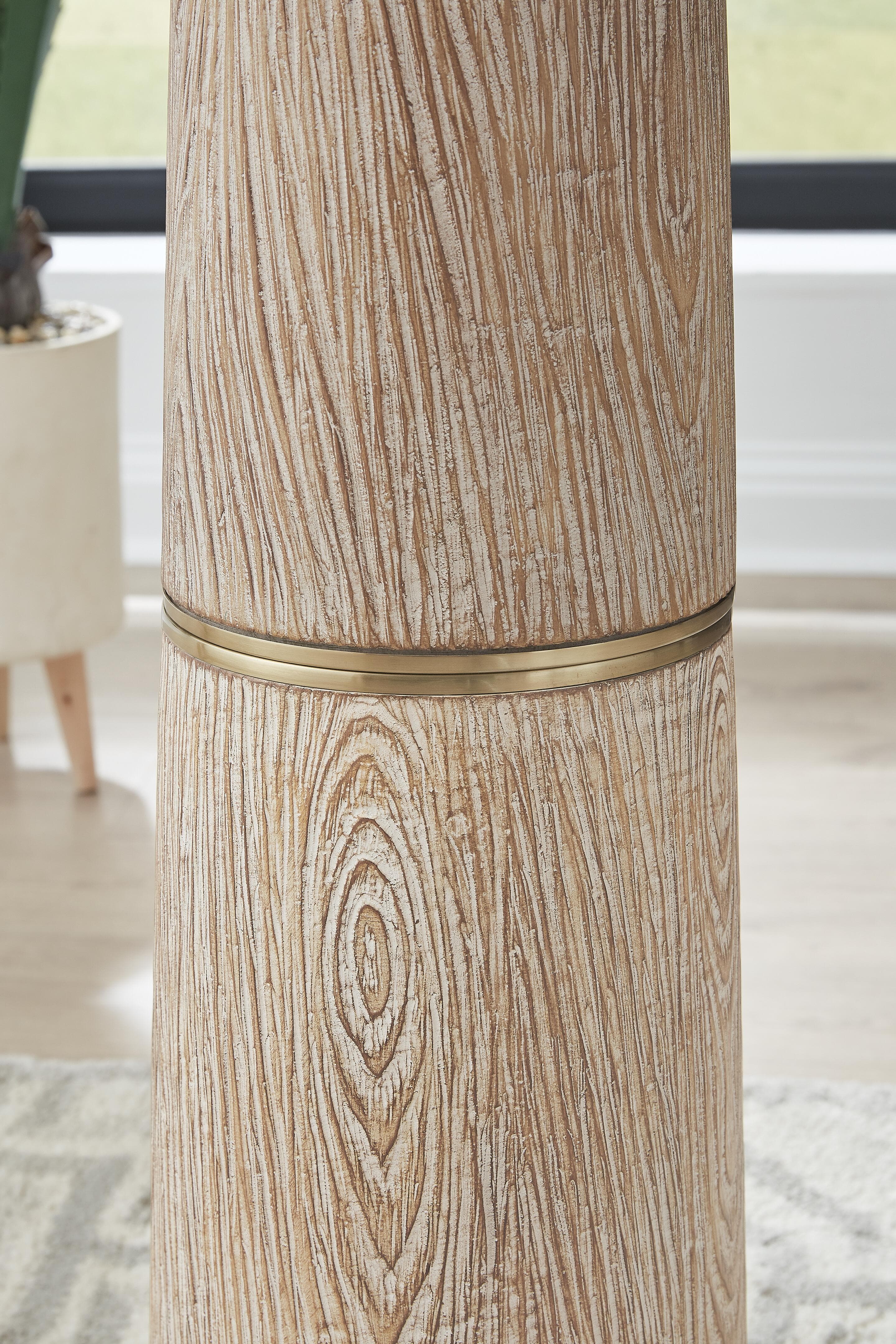Gasparleigh Floor Lamp — Brown/Gold Finish — view 3