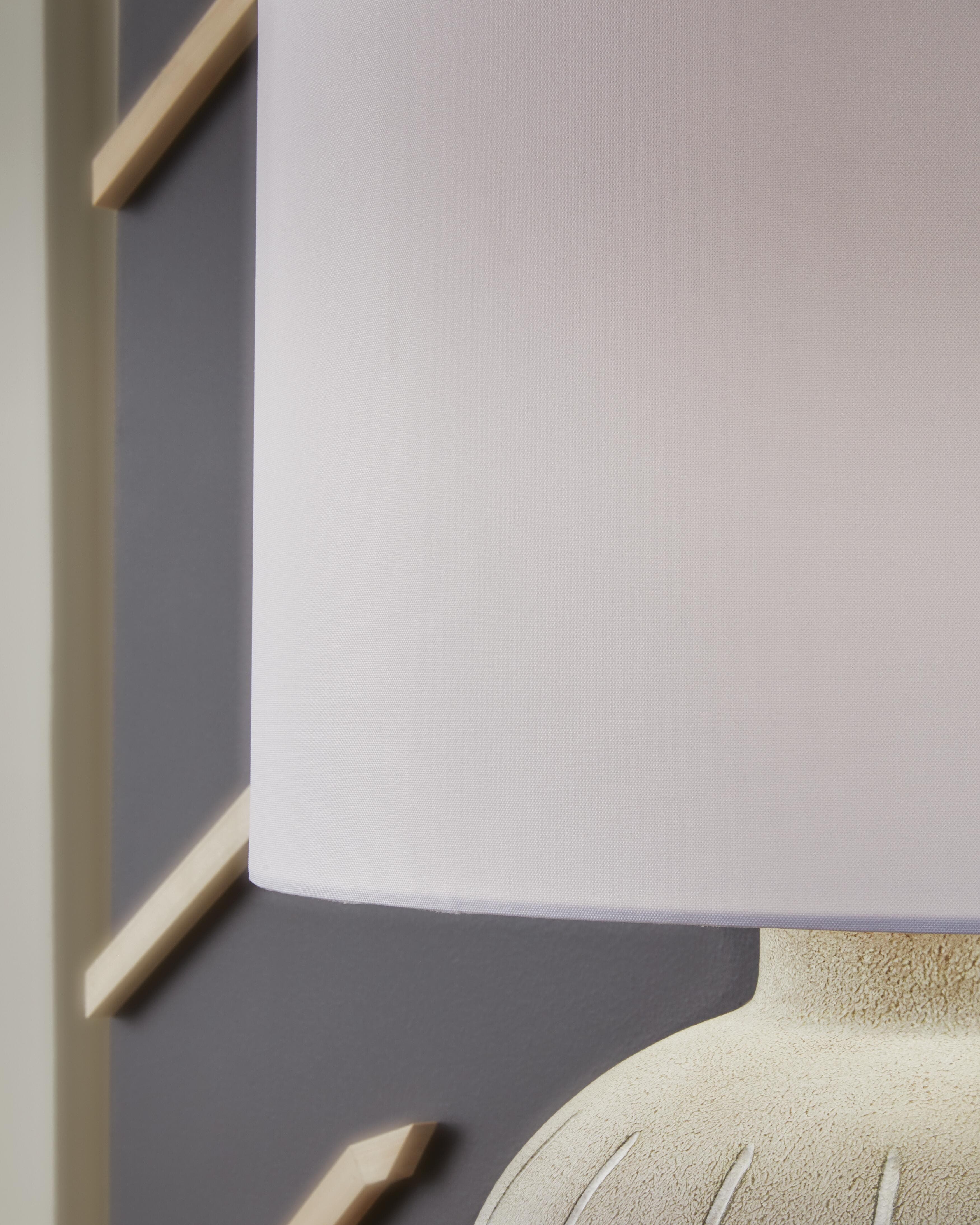 Calbert Table Lamp — White & Black/Gray — view 3