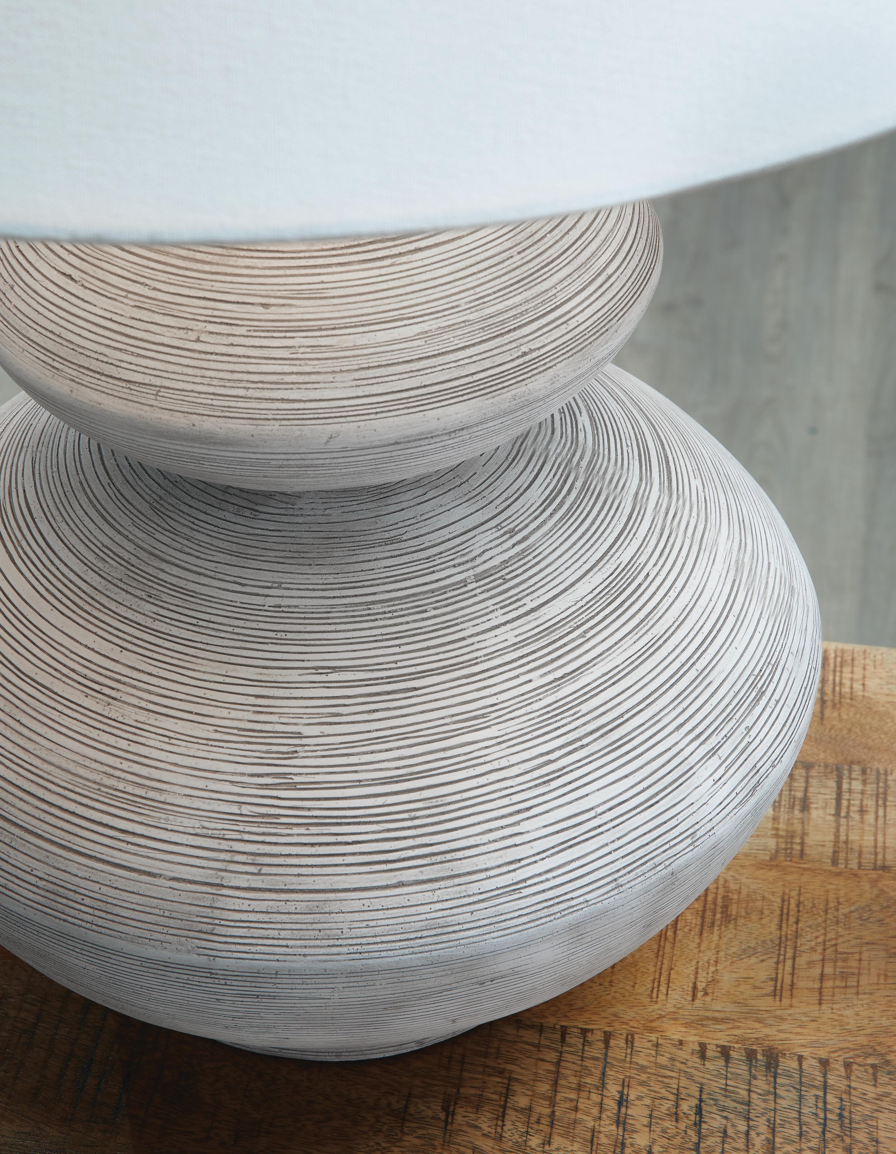Brickdon Table Lamp — Distressed White — view 3