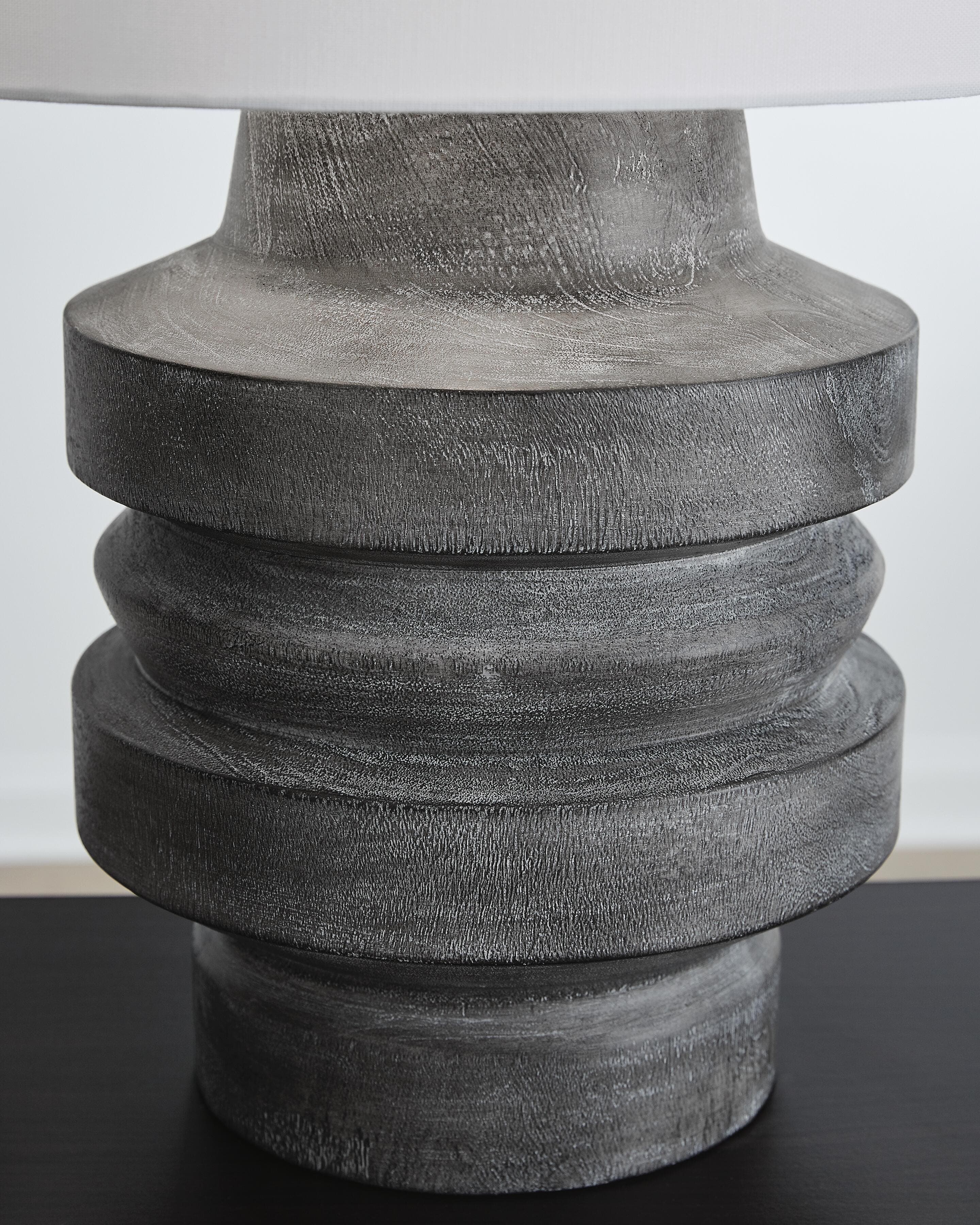 Wahida Table Lamp — Distressed Black — view 3