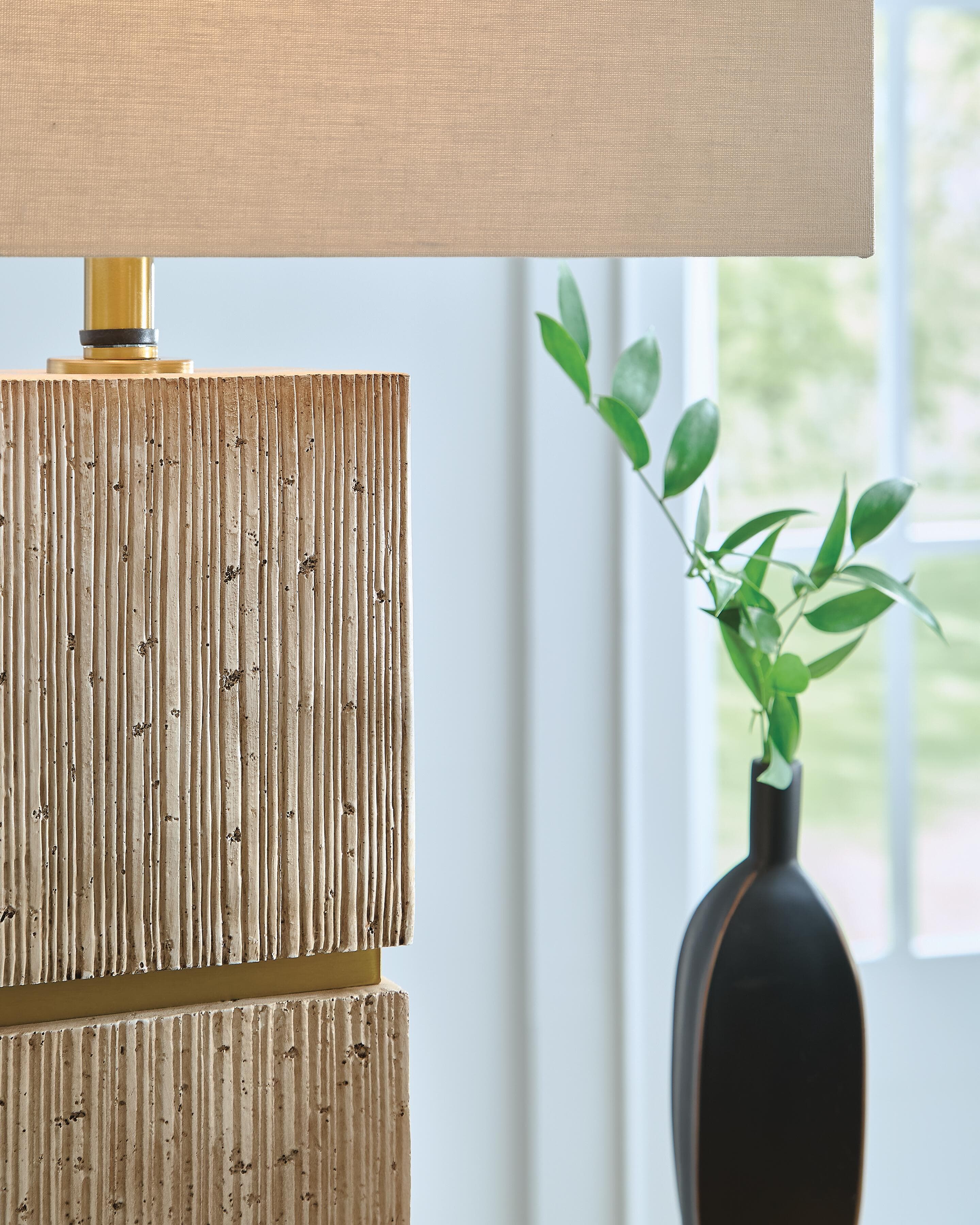 Laddner Table Lamp — Beige — view 4