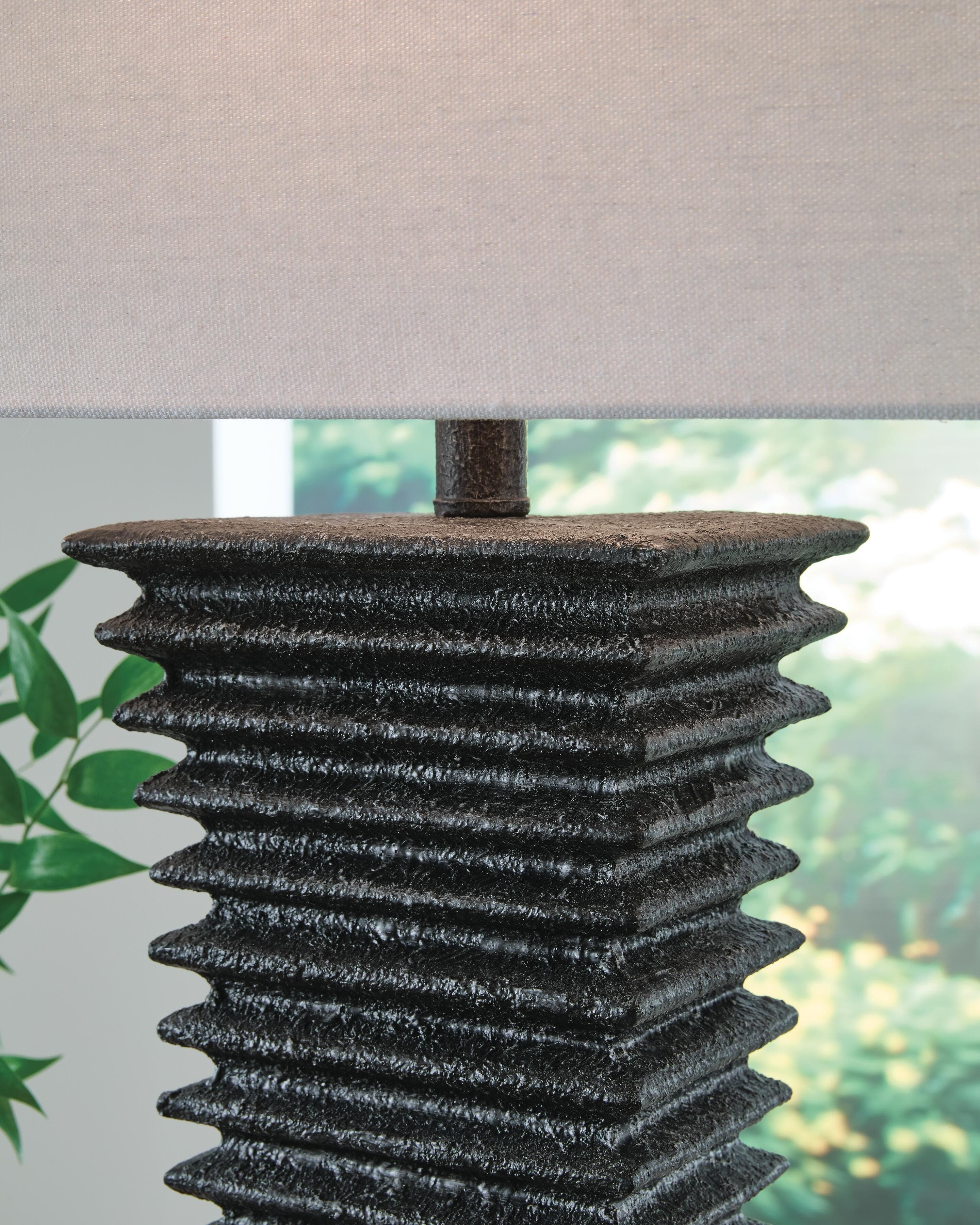 Golzar Table Lamp — Black — view 3