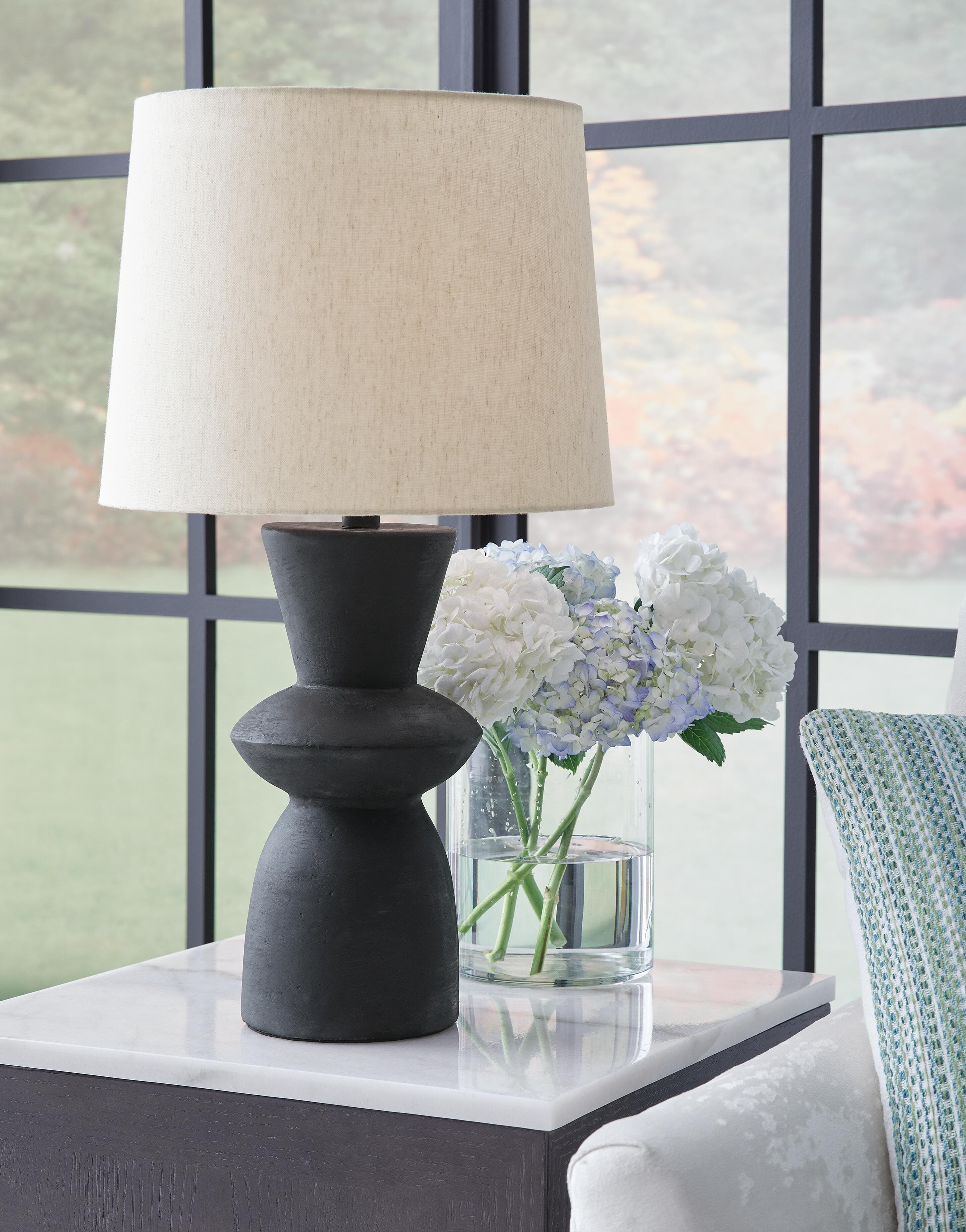 Scarbot Table Lamp (Set of 2) — Black/Gray — view 2