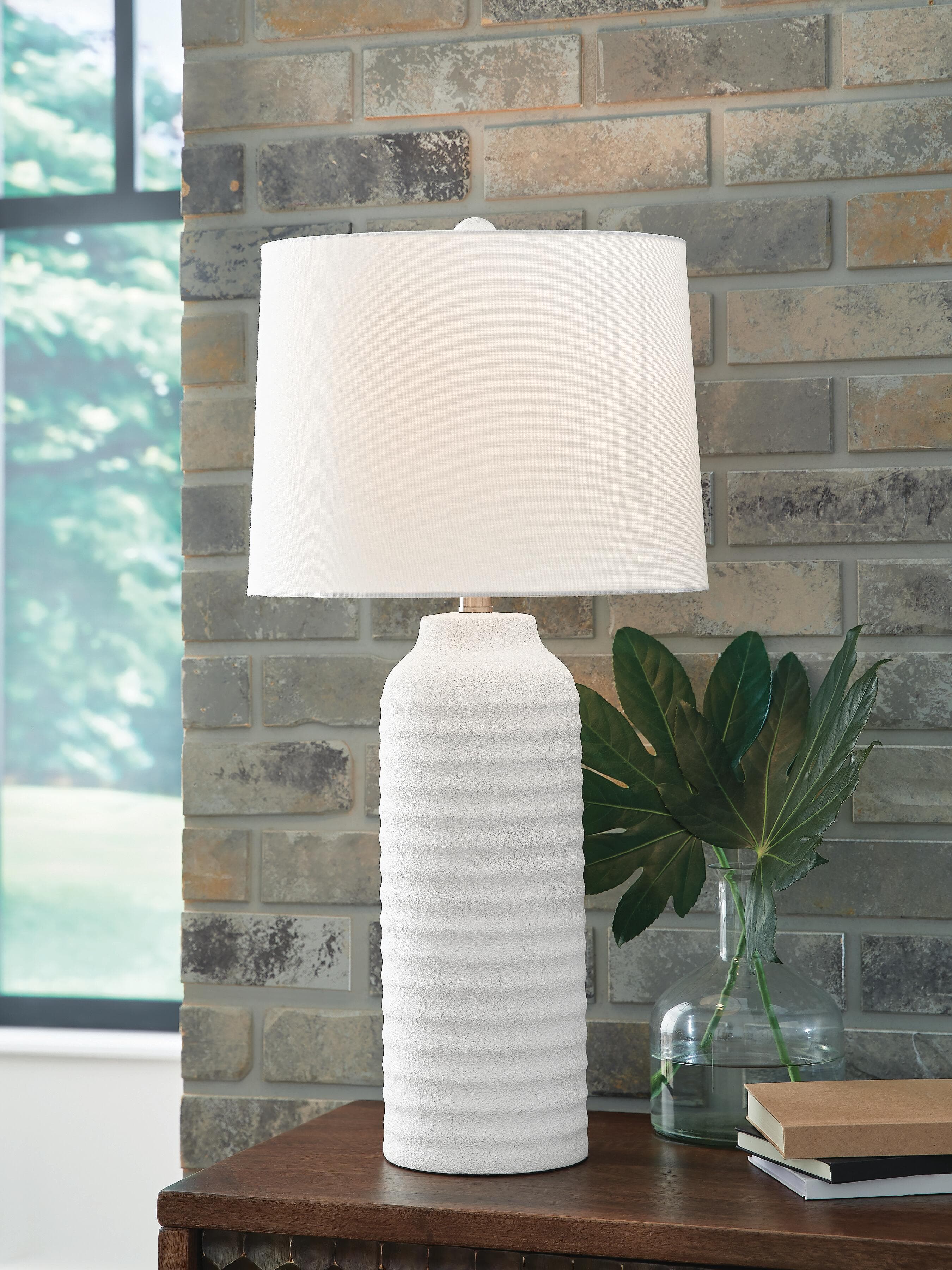Vauville Table Lamp (Set of 2) — White — view 2