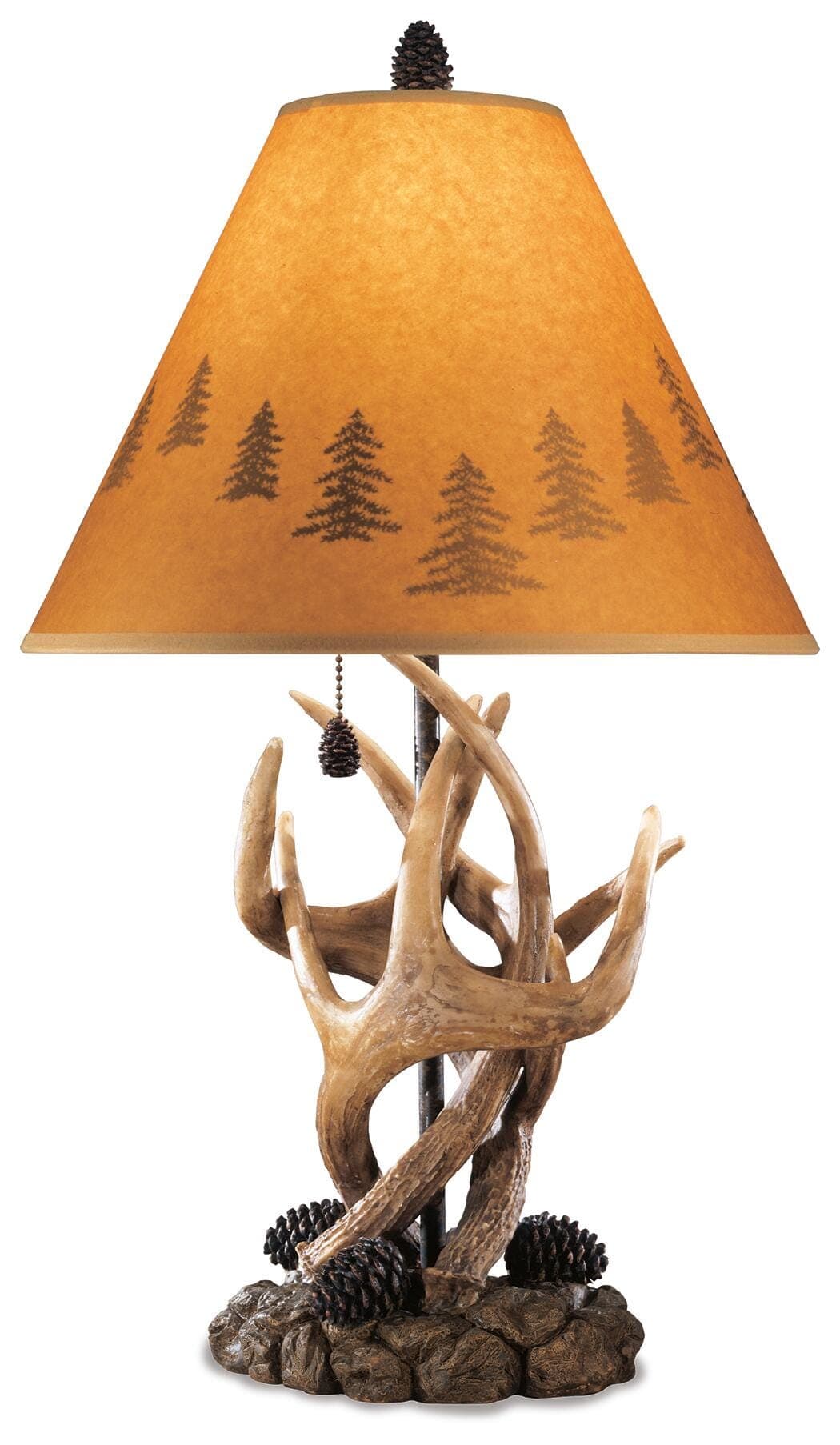 Derek Table Lamp (Set of 2) — Brown/Beige — view 2