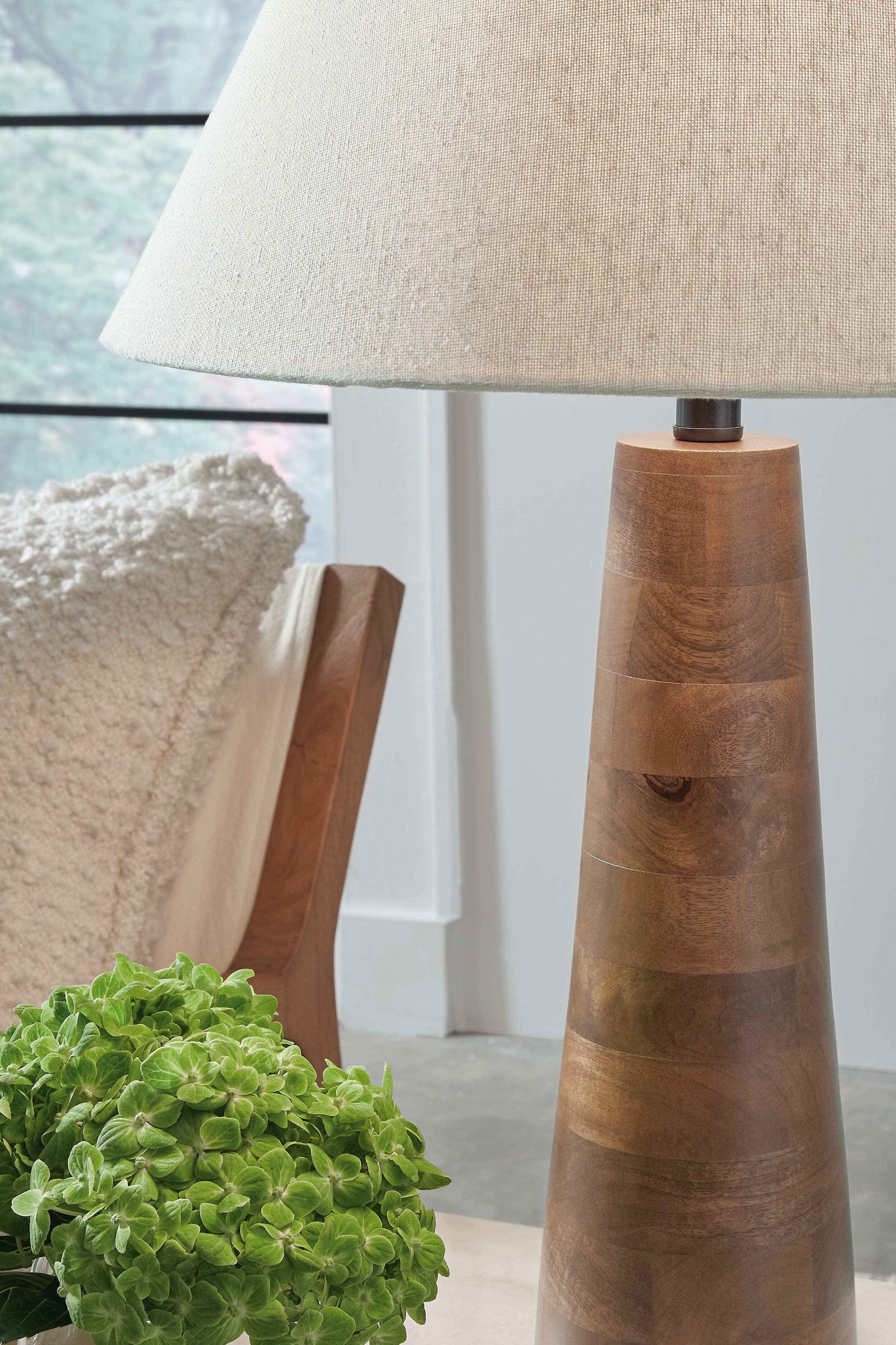 Danset Table Lamp — Brown/Beige & Natural — view 4
