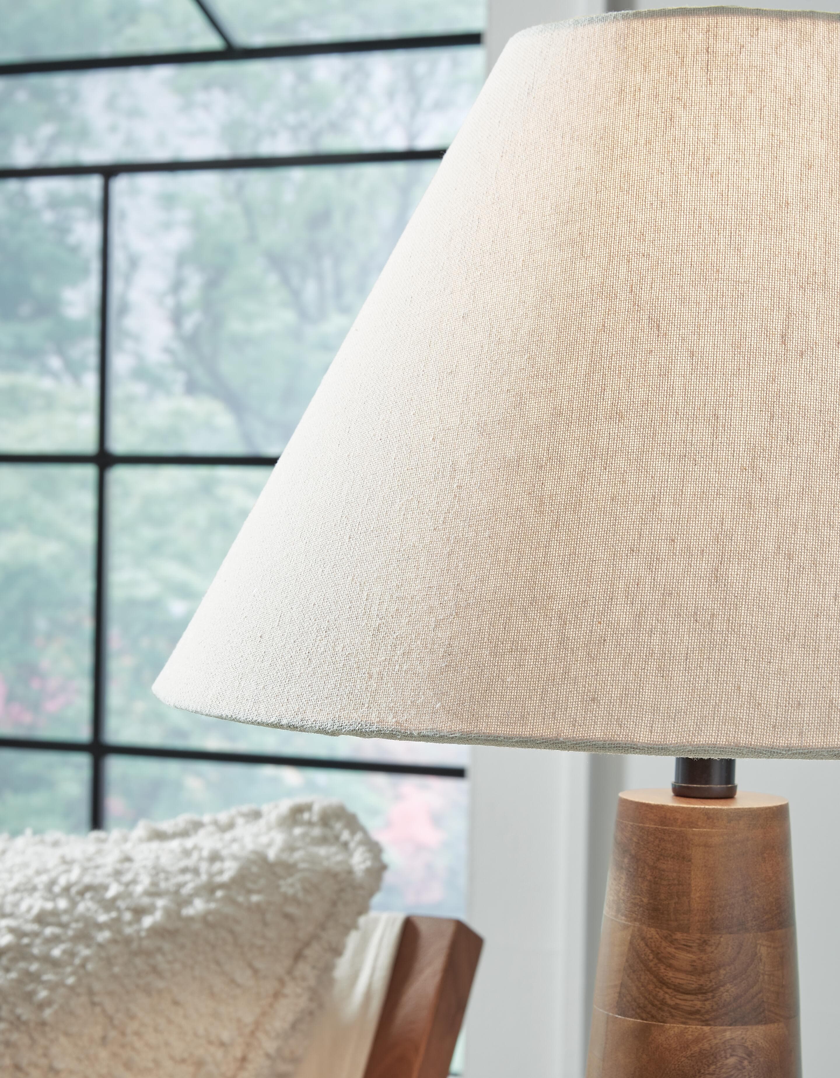 Danset Table Lamp — Brown/Beige & Natural — view 3