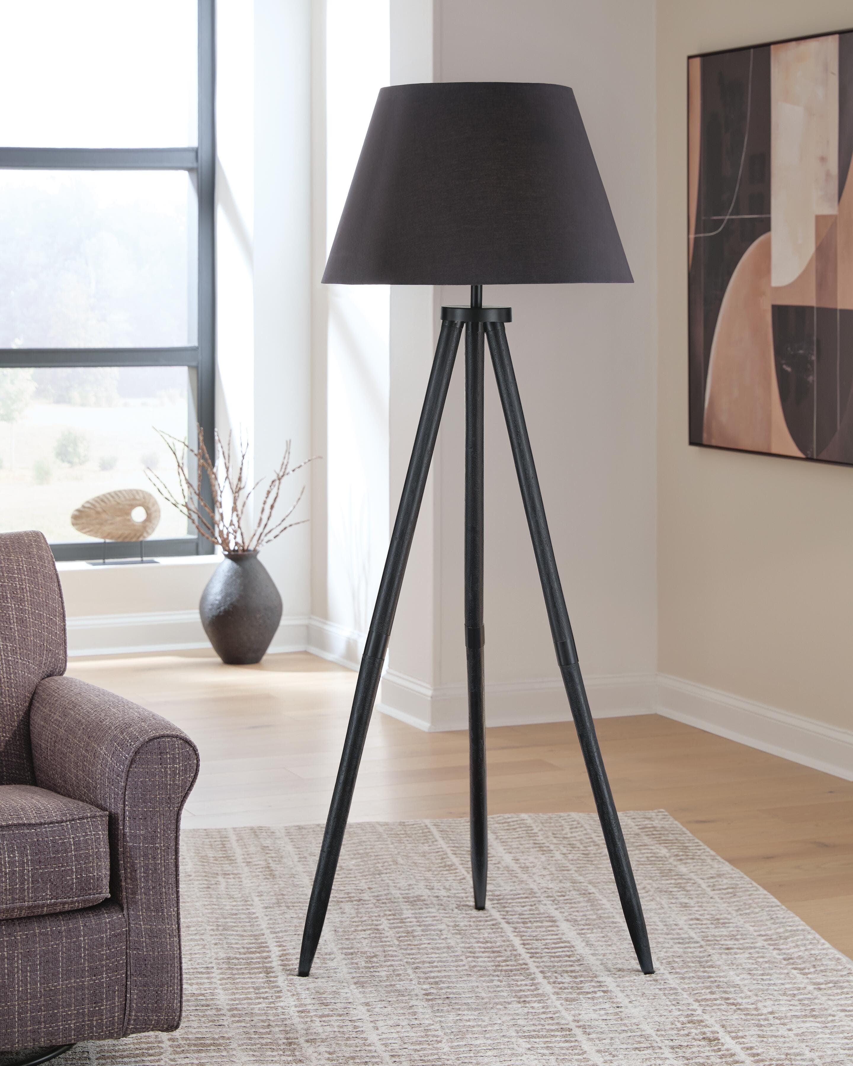 Orhan Floor Lamp — Black — view 2